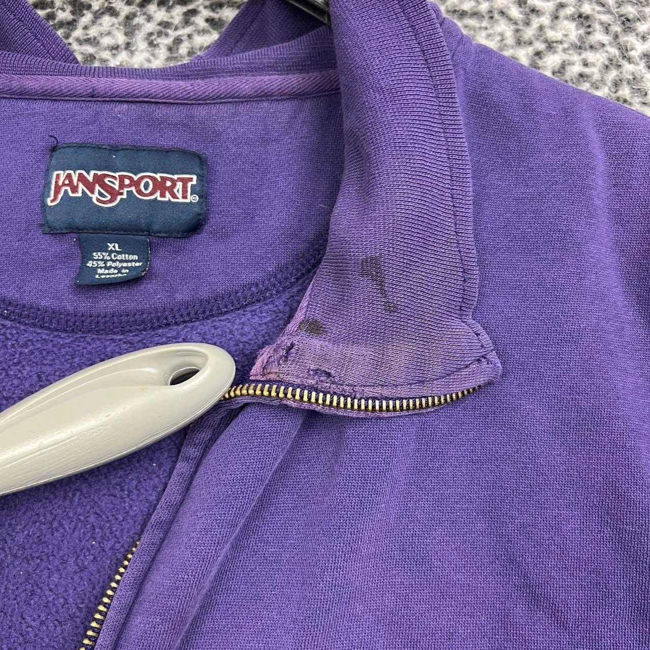 Jansport Vintage Jansport Sweatshirt Men Full Zip Long Sleeve XL Size US XL / EU 56 / 4 - 6 Thumbnail