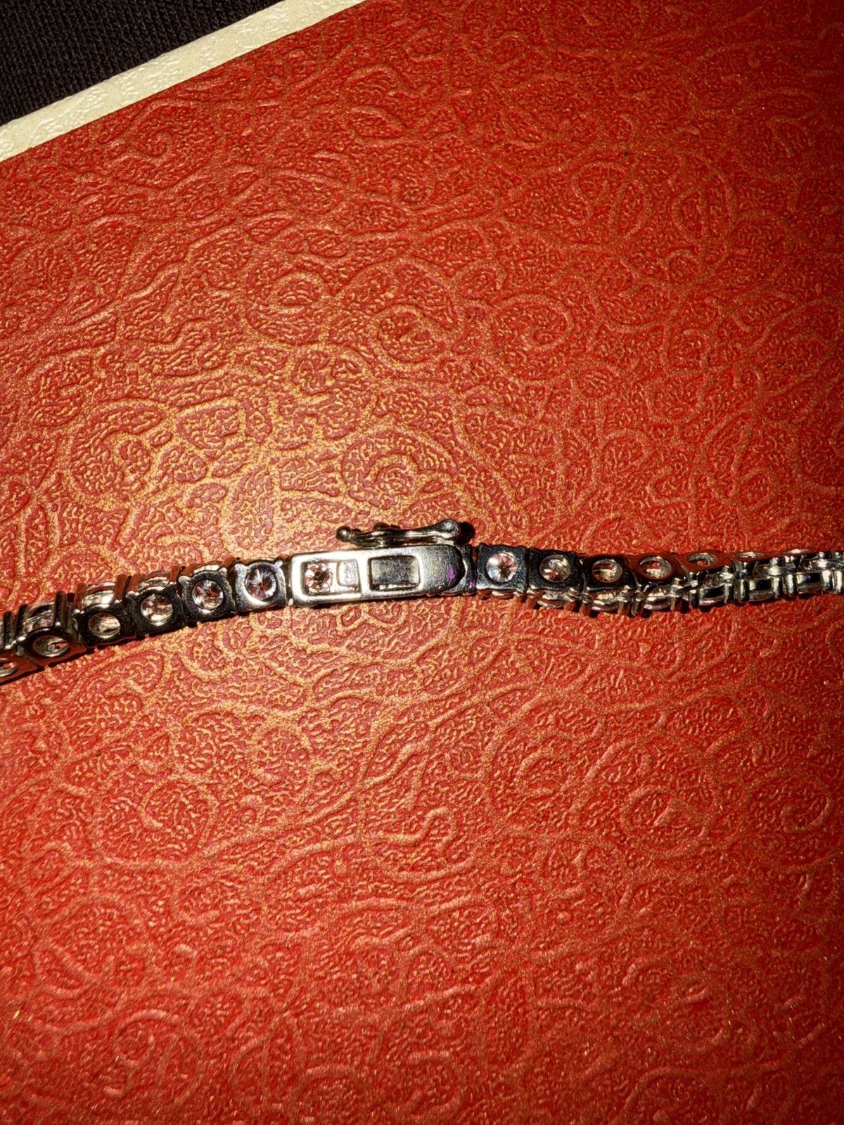 Other Silver Tone Diamond Tennis Chain Size ONE SIZE - 6 Thumbnail
