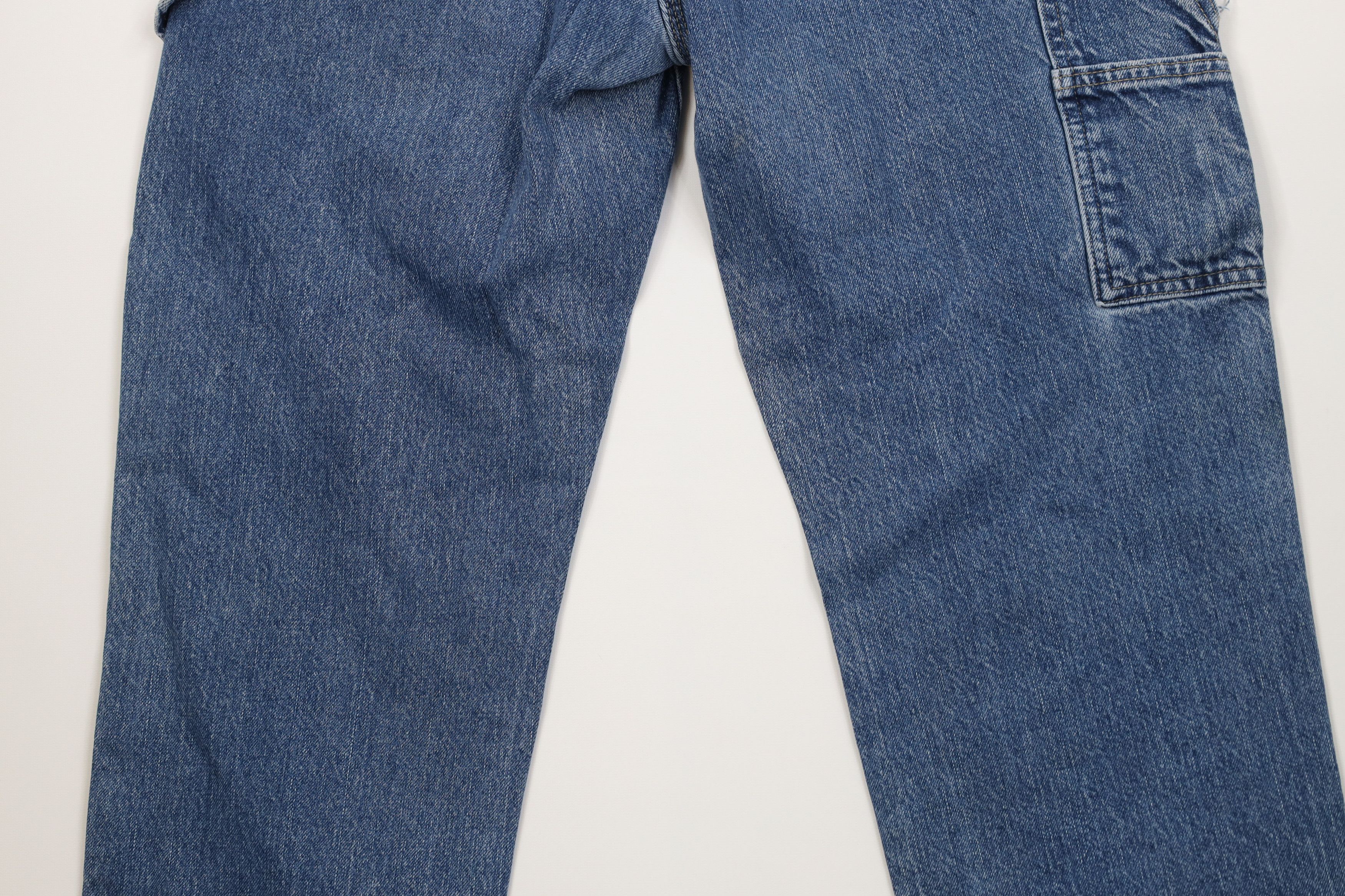 Dickies Vintage Y2K Dickies Wide Leg Dungaree Denim Jeans Blue Size US 36 / EU 52 - 11 Thumbnail