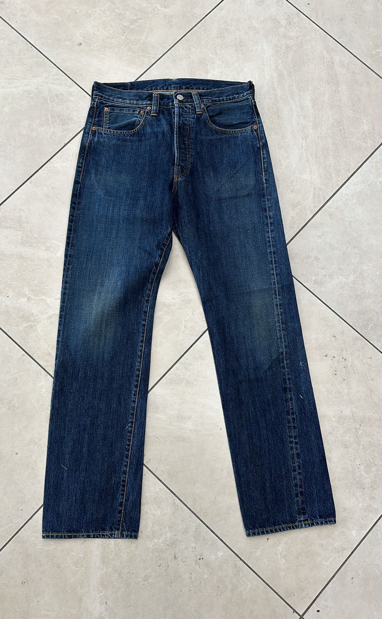 Levi's Vintage Clothing LVC Levi's Vintage Clothing 1947 501XX BigE Selvedge Jeans Size US 32 / EU 48 - 2 Thumbnail