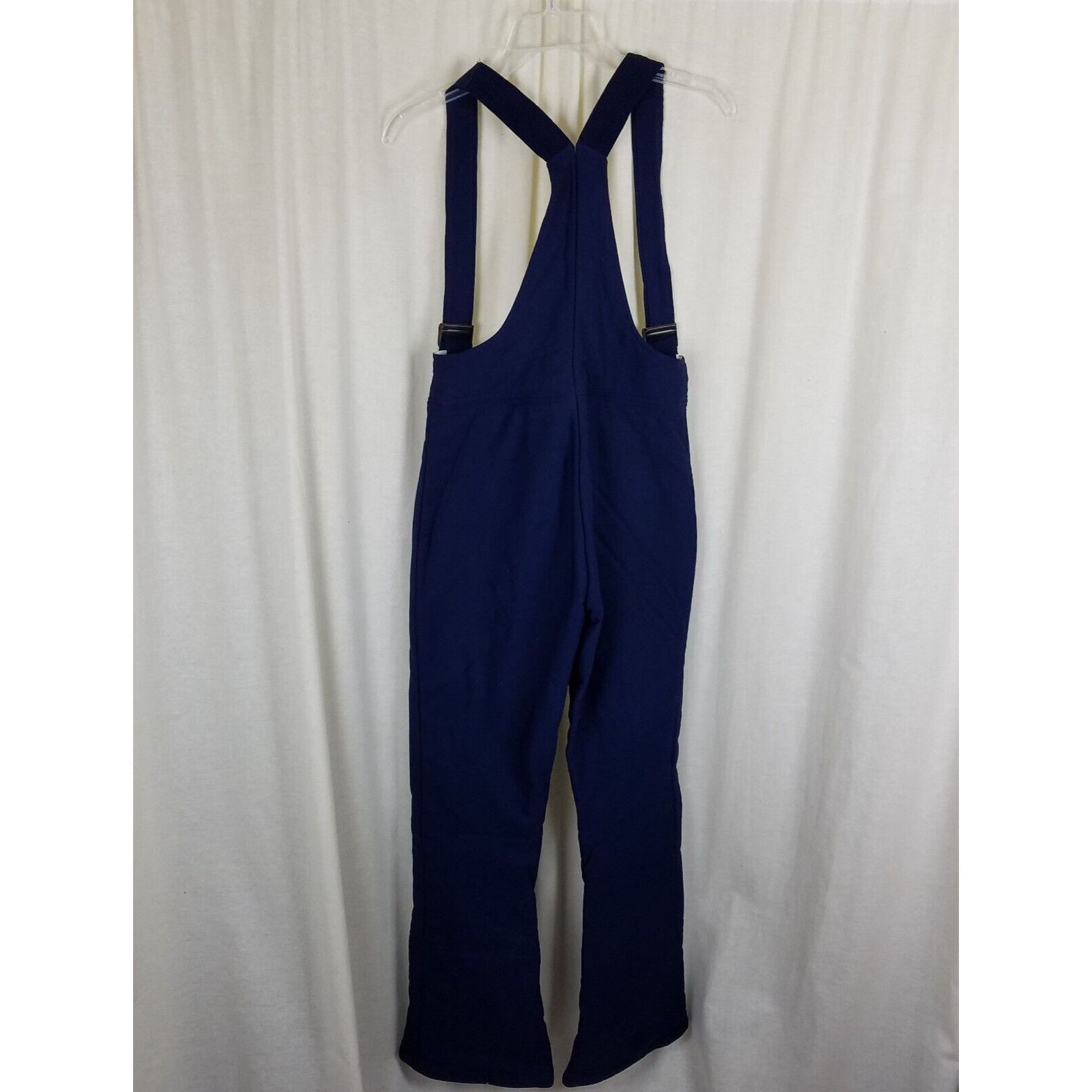 Vintage Vtg 70s Innsbruck Quilted Bib Ski Pants Salopettes 12 Navy Size 34" / US 12 / IT 48 - 5 Thumbnail