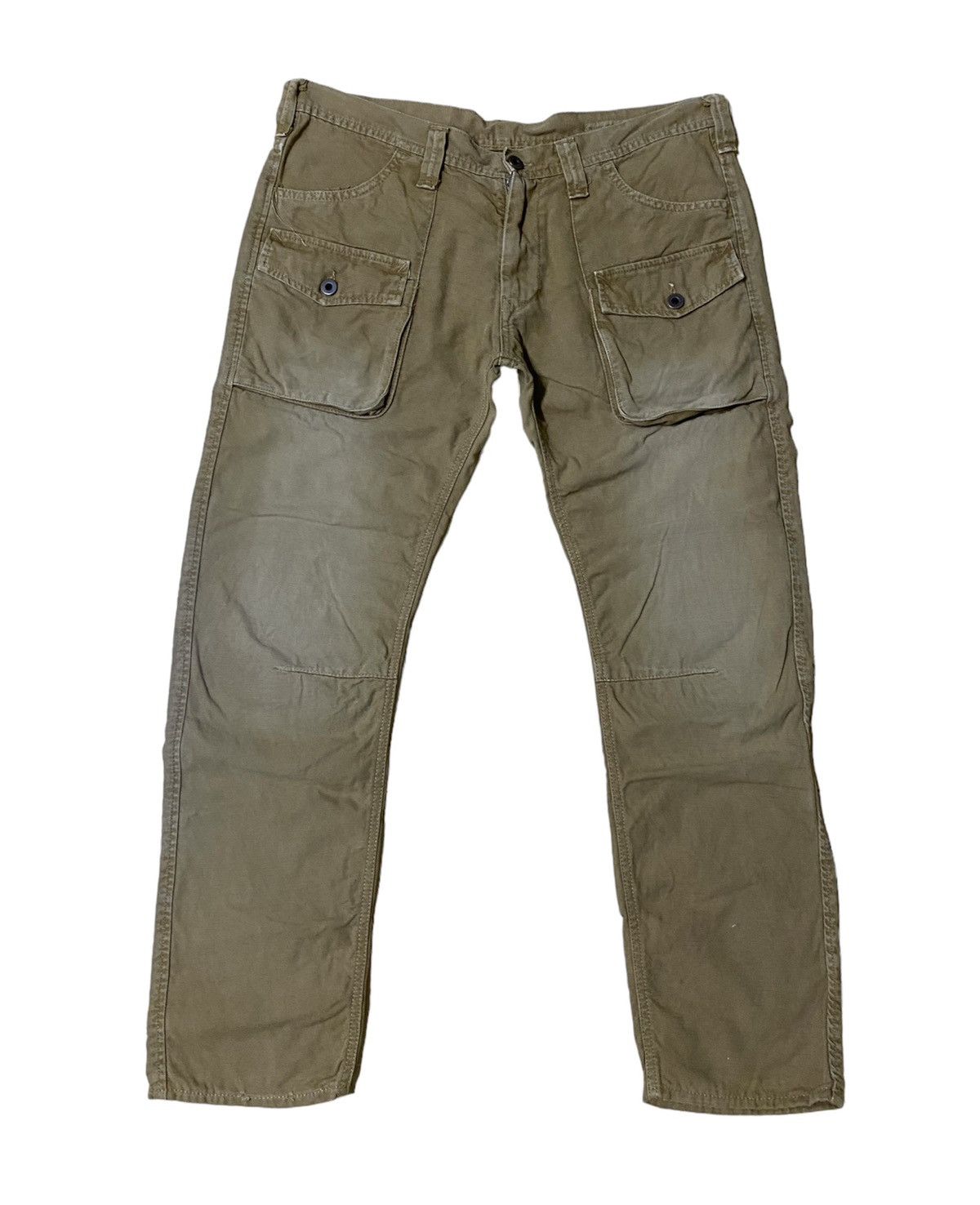 image of F O B Factory x Fob Factory Japan Bushpant Slim Fits in Brown, Men's (Size 35)