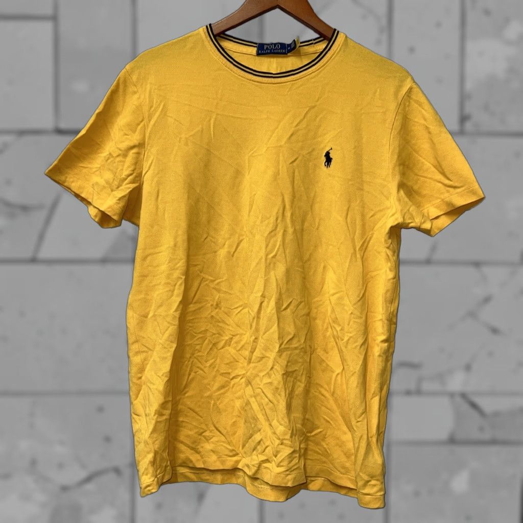 Polo Ralph Lauren Polo Ralph Lauren T-Shirt Mens Size M Yellow Size US M / EU 48-50 / 2 - 1 Thumbnail