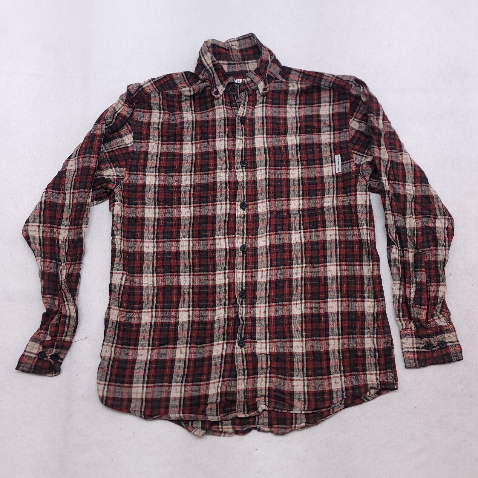 Wolverine Wolverine Tartan Flannel Shirt Mens Size Medium M Red Gray Size US M / EU 48-50 / 2 - 2 Thumbnail