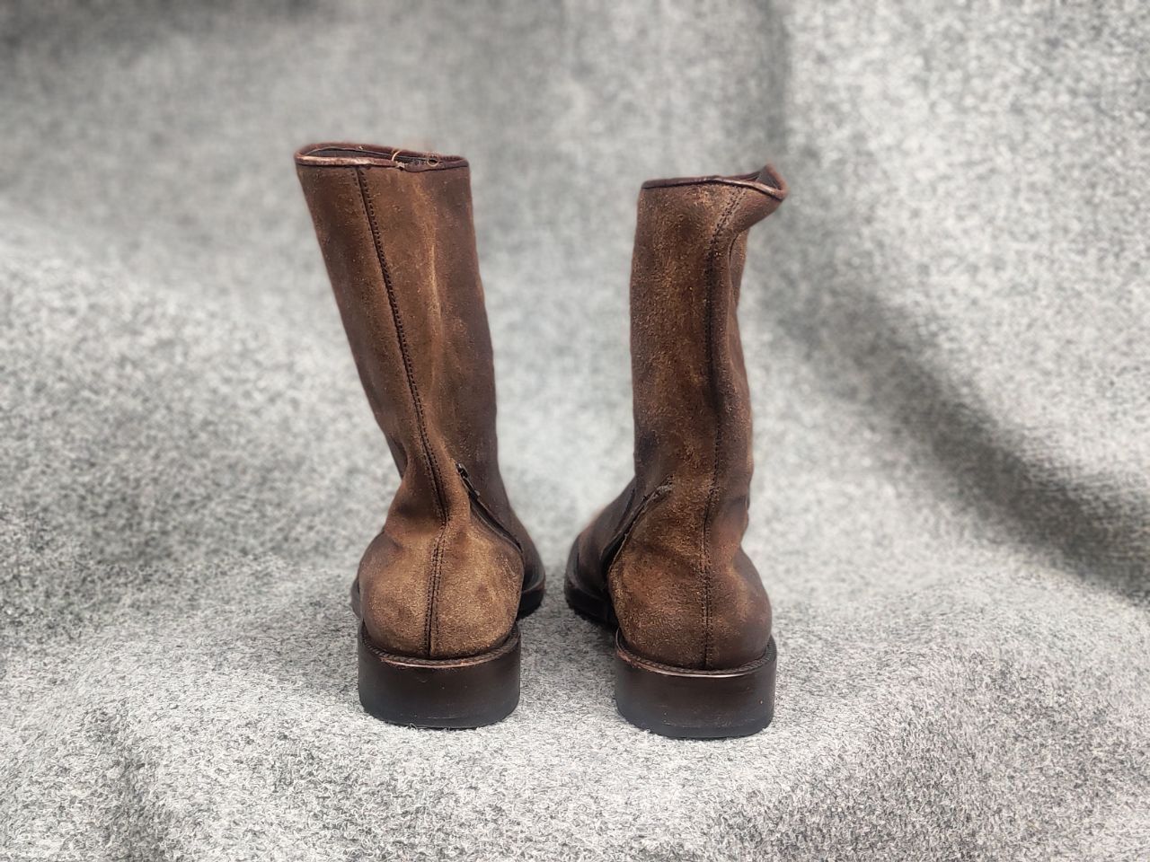 Daniele Alessandrini Alessandrini Vintage Brown Leather Boots Zip Carol Styl Rick Size US 9 / EU 42 - 9 Thumbnail