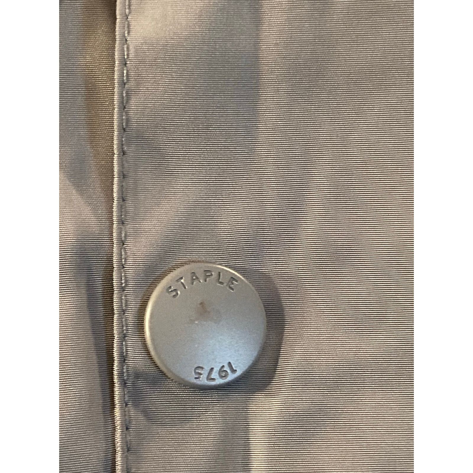 Staple STAPLE Script Logo Coach Jacket Mens M Gray Windbreaker Size US M / EU 48-50 / 2 - 5 Thumbnail