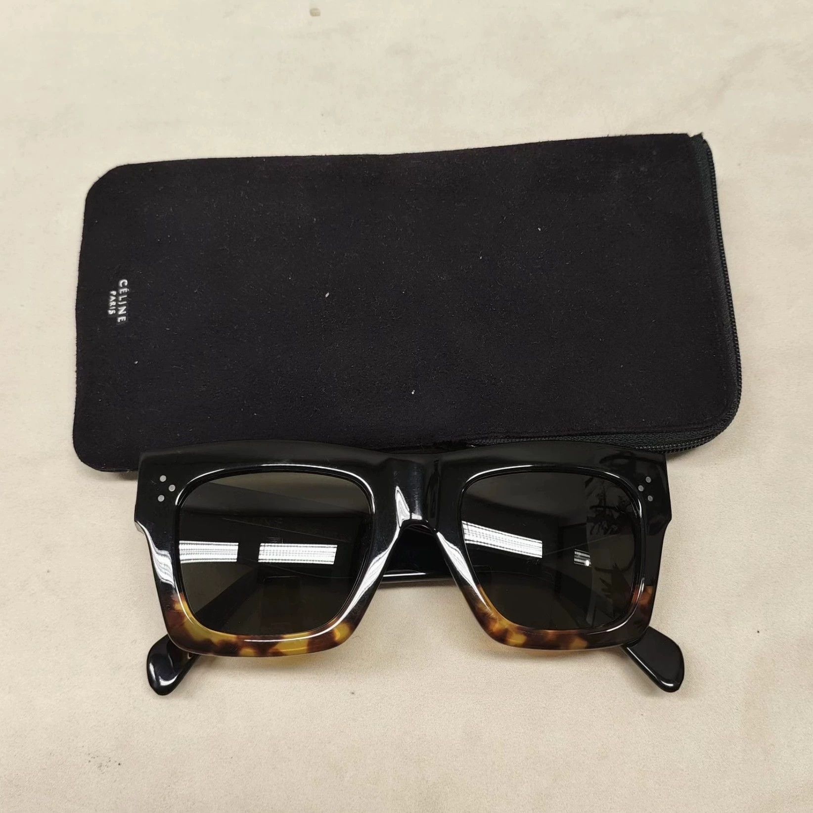 Celine CELINE Sunglasses Black 260311CM1YY02 Size ONE SIZE - 1 Thumbnail