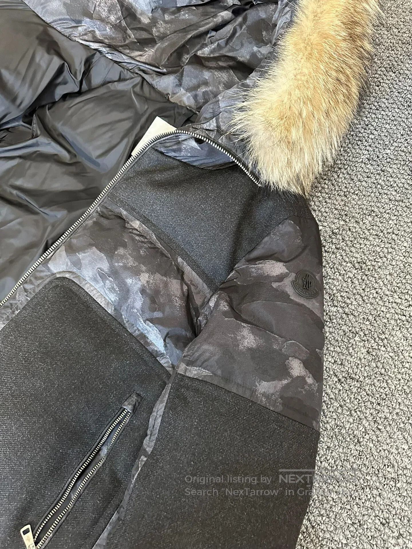Moncler moncler down jacket with fur hood. Size US M / EU 48-50 / 2 - 2 Thumbnail