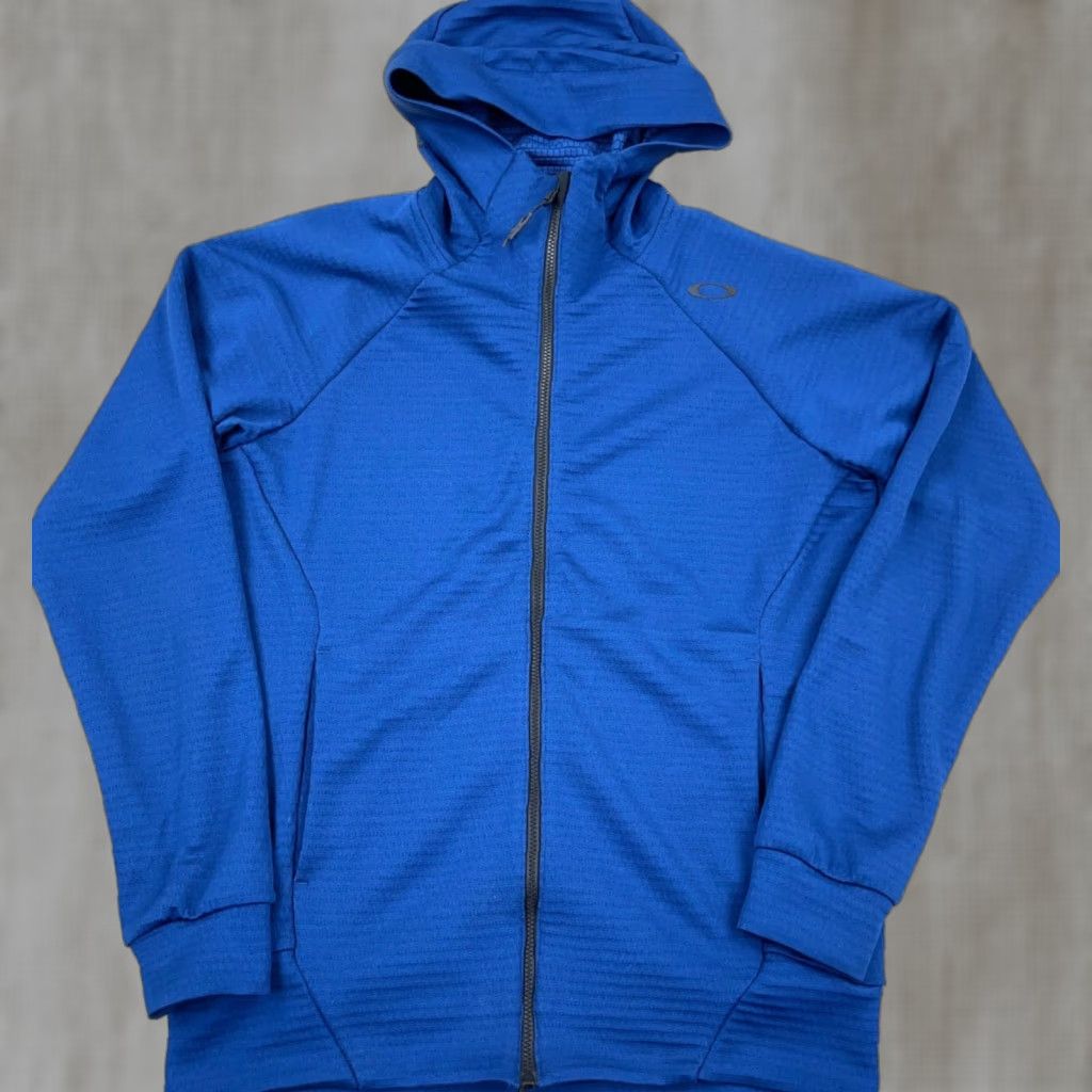 Oakley Oakley Hoodie Men Small Royal Blue Full Zip Track Jacket Performance Fit Size US S / EU 44-46 / 1 - 1 Thumbnail