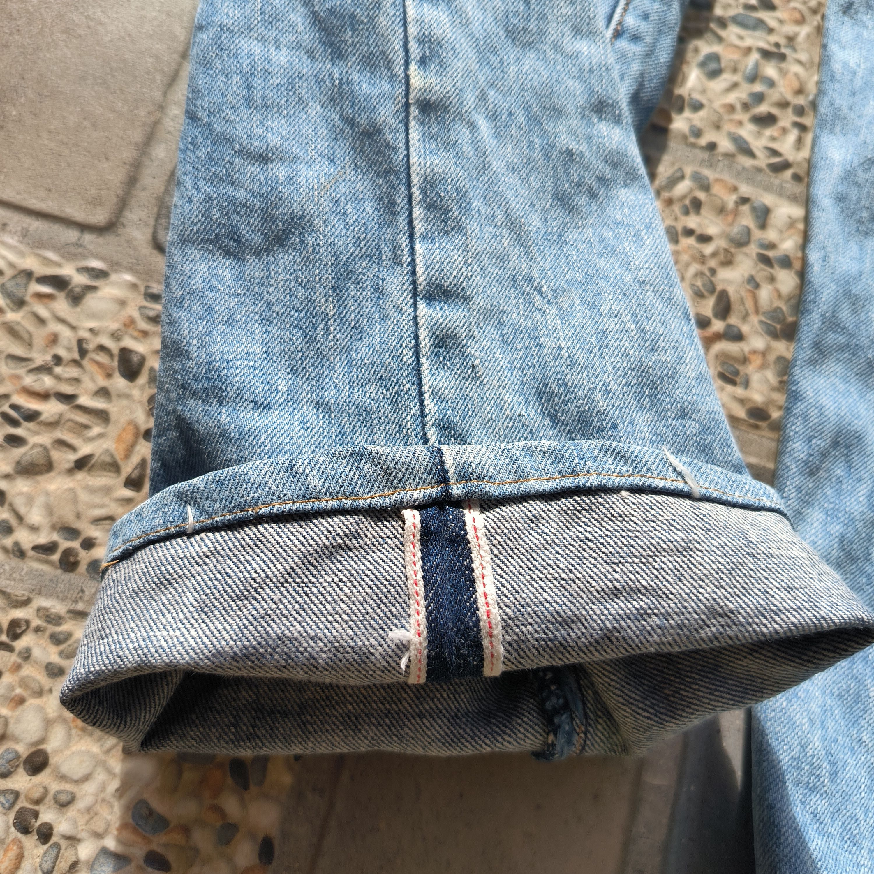 Levi's Vintage 1980s Levis 701XX Big E Selvedge Jeans Size US 30 / EU 46 - 7 Thumbnail