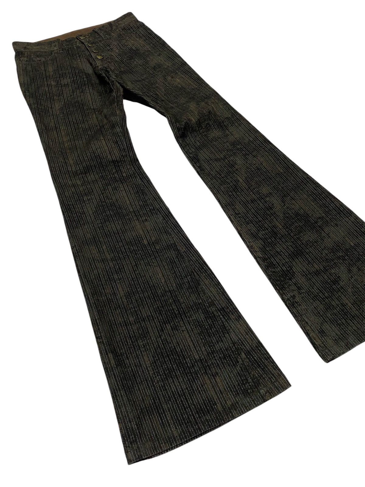 Tornado Mart 💃Tornado Mart Flare Embossed Stripes Jeans Size US 28 / EU 44 - 8 Thumbnail