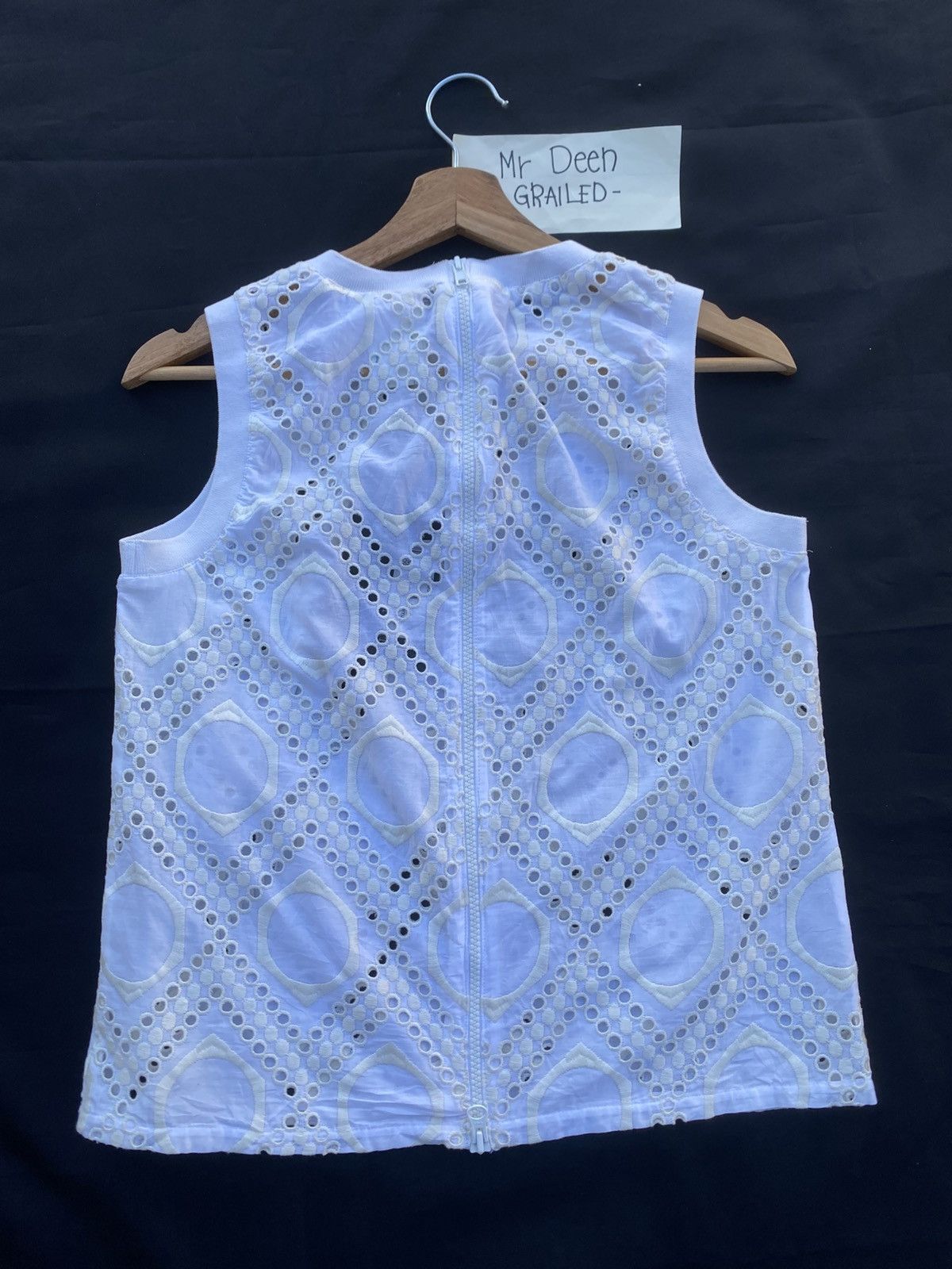 Max Mara Rare Sportmax Embroidered Sleeveless Top Size S / US 4 / IT 40 - 18 Thumbnail