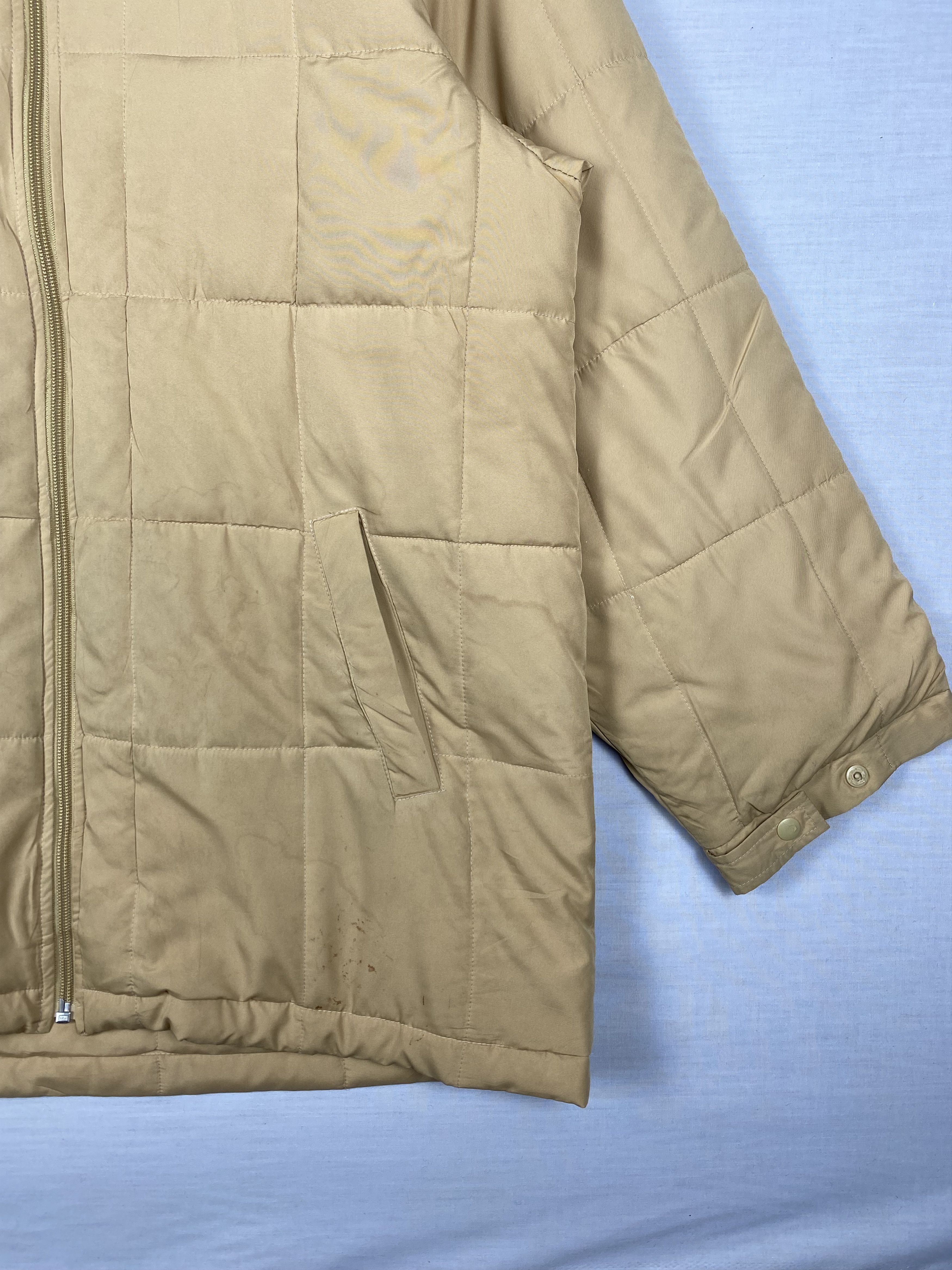 Japanese Brand Vintage Jeanjaure Quilted Lining Hoodie Puffer Jacket Size US L / EU 52-54 / 3 - 5 Thumbnail