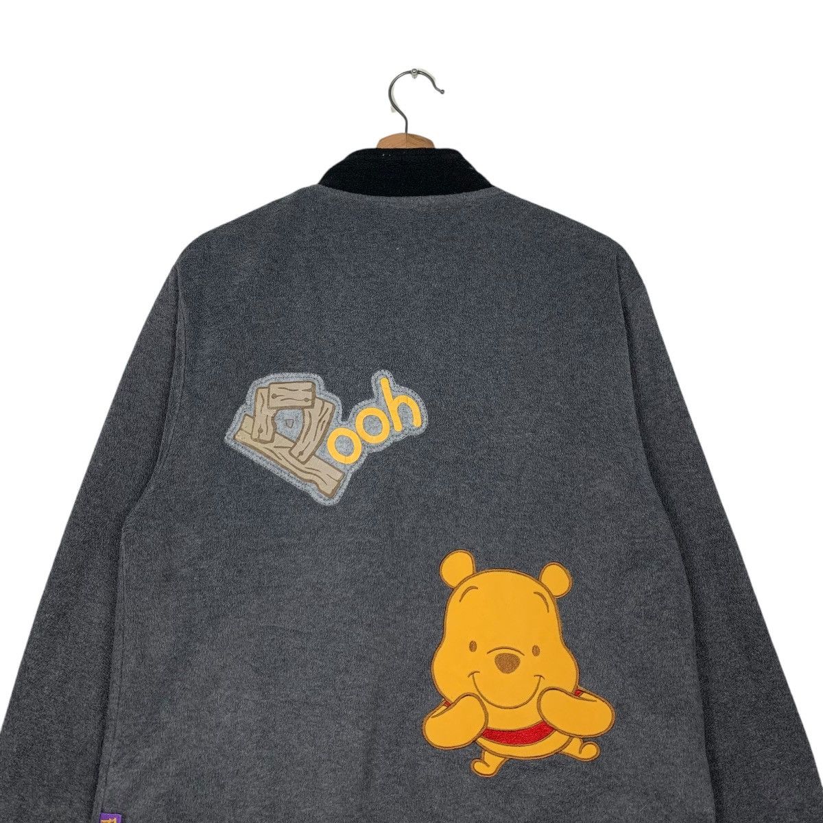 Cartoon Network Y2K Vintage POOH Fleece Bomber Jacket #2341-C105 Size US S / EU 44-46 / 1 - 2 Thumbnail