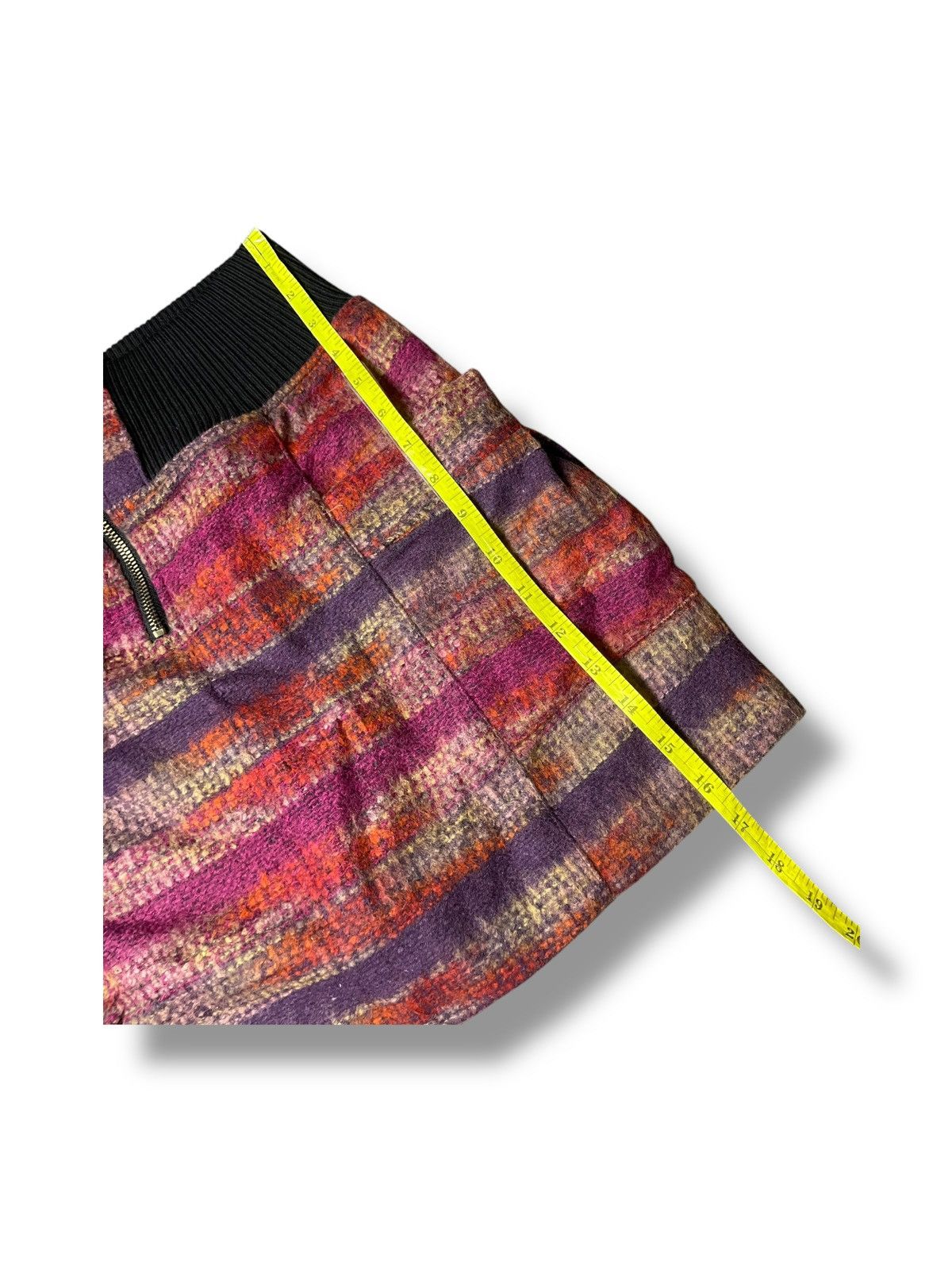Japanese Brand × Vintage URBAN NOW Wool Blend Mini Skirt (93) Size 25" / US 0 / IT 36 - 6 Thumbnail