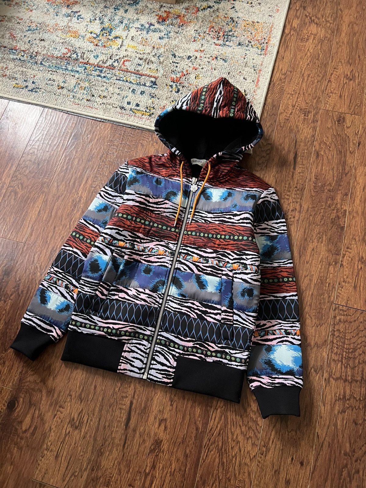 H&M × Kenzo Kenzo x H&M 2016 Neoprene Hooded Jacket Men's Size Small Size US S / EU 44-46 / 1 - 1 Thumbnail