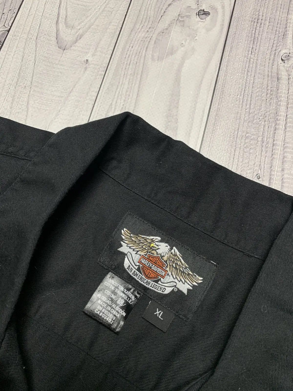Harley Davidson Vintage Moto Harley Davidson shirt big central logo size XL Size US XL / EU 56 / 4 - 4 Thumbnail