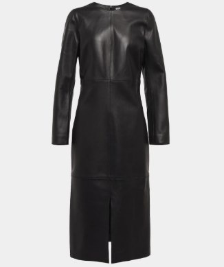 Toteme Toteme Panelled Leather Dress Dress Size XS / US 0-2 / IT 36-38 - 1 Thumbnail