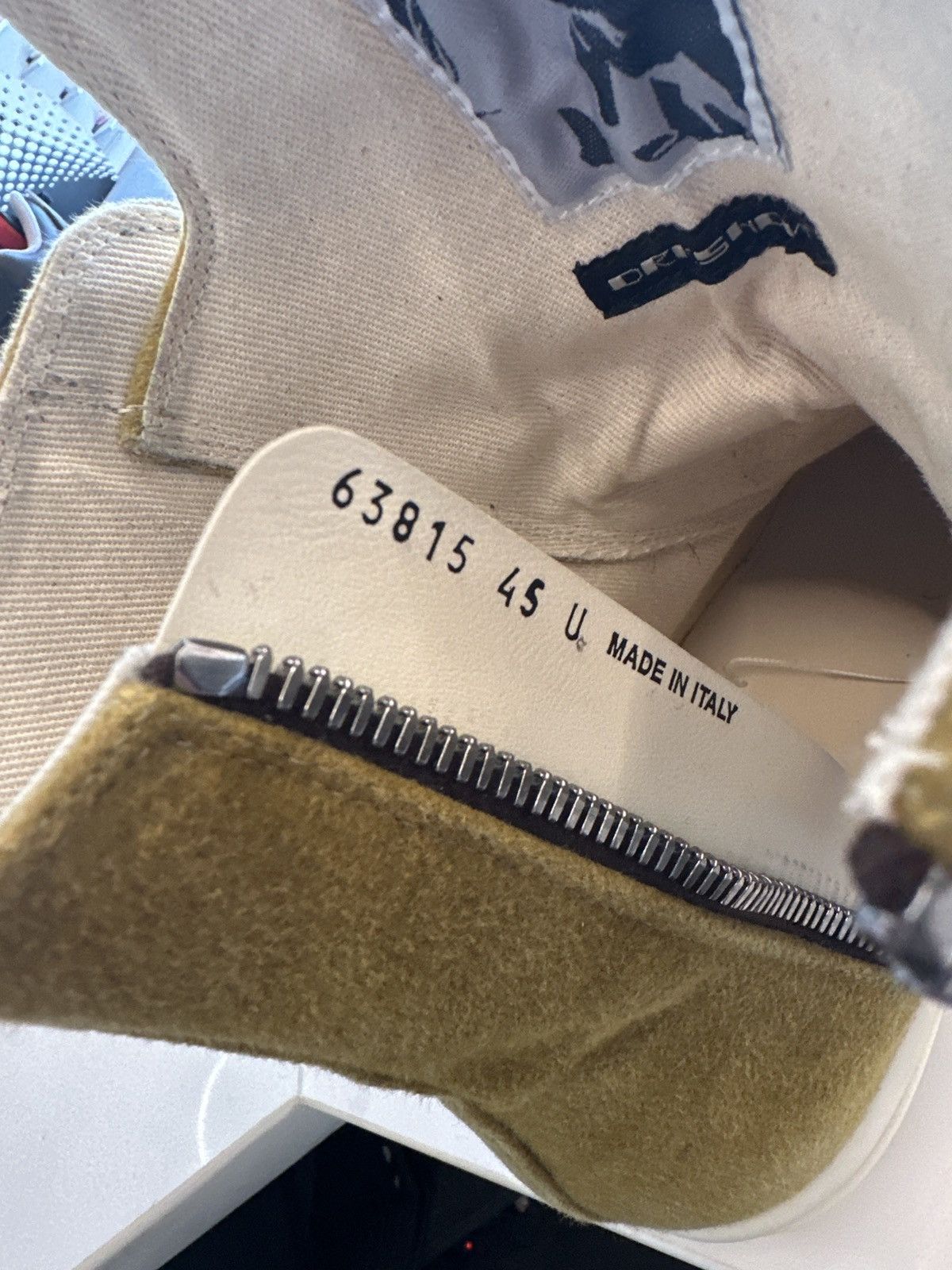 Rick Owens Drkshdw Rick Owens DrkShdw Ramone High Mustard Size US 12 / EU 45 - 6 Thumbnail