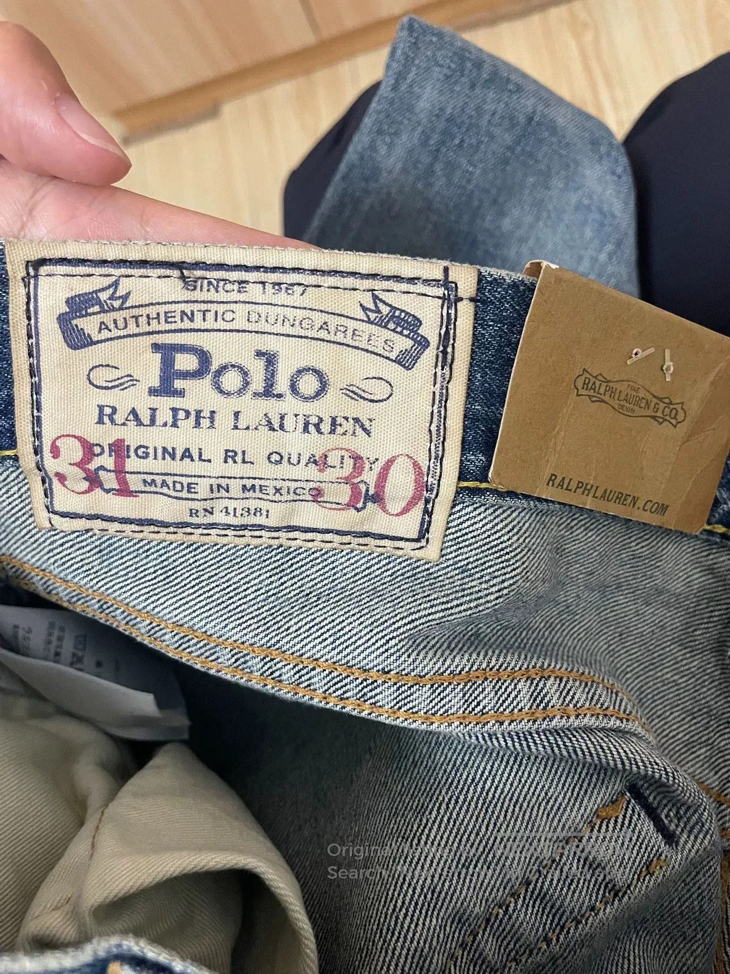 Polo Ralph Lauren Polo Ralph Lauren Patchwork Jeans. Size US 31 - 8 Thumbnail
