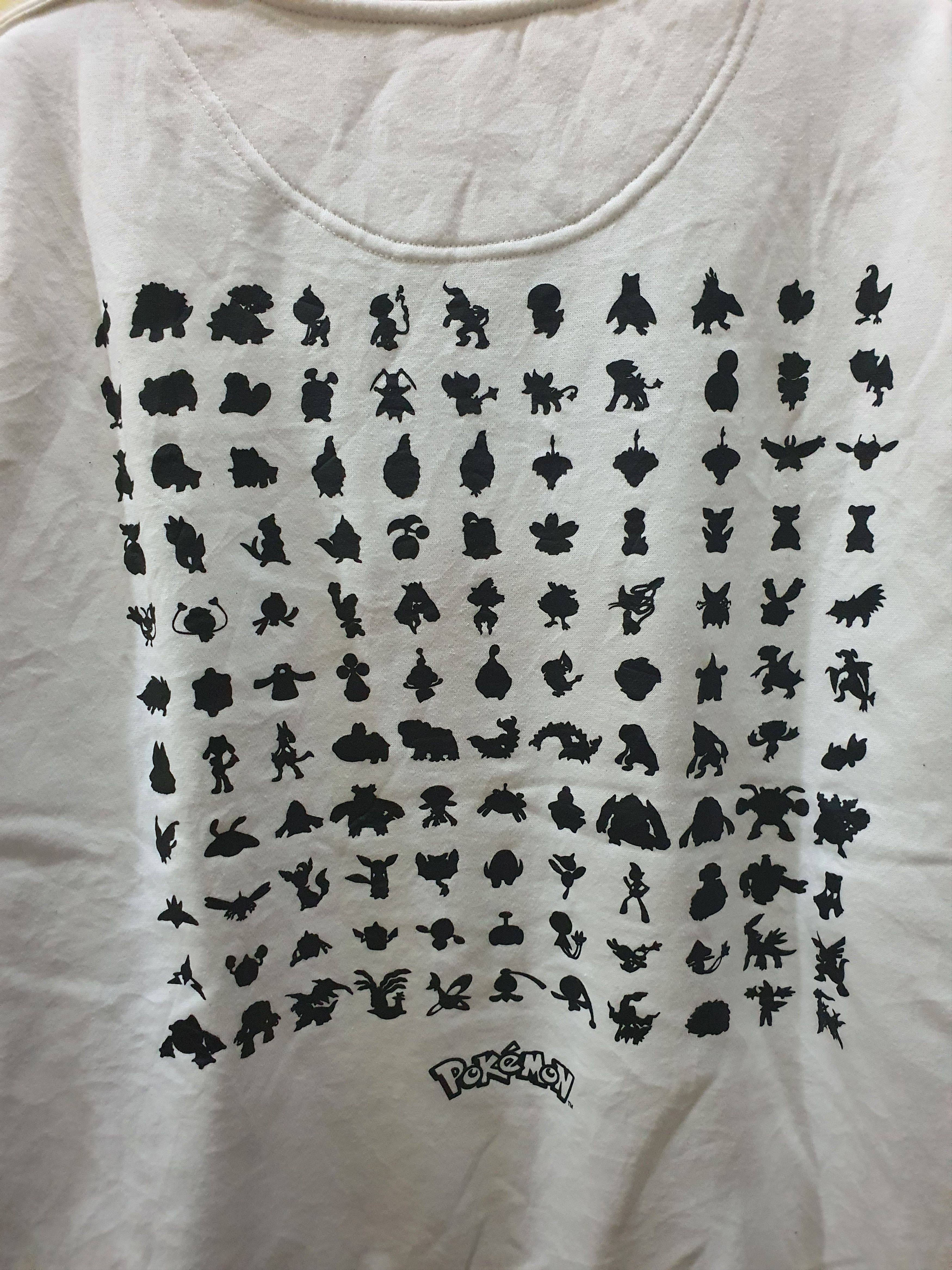 Anime GU x Pokémon "Line Up" crewneck sweatshirt Size US L / EU 52-54 / 3 - 9 Thumbnail
