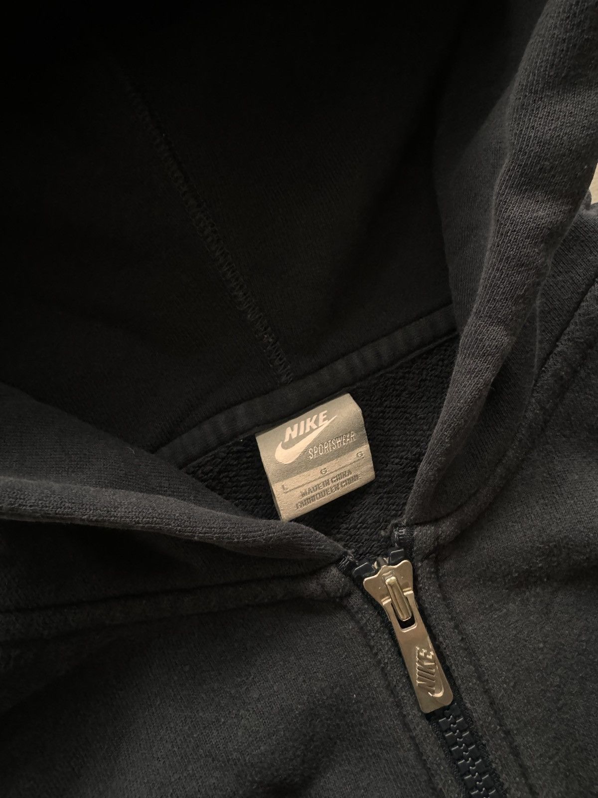 Nike × Vintage NIKE VINTAGE CENTER LOGO OVERSIZE BOXY ZIP HOODIE Size US L / EU 52-54 / 3 - 5 Thumbnail