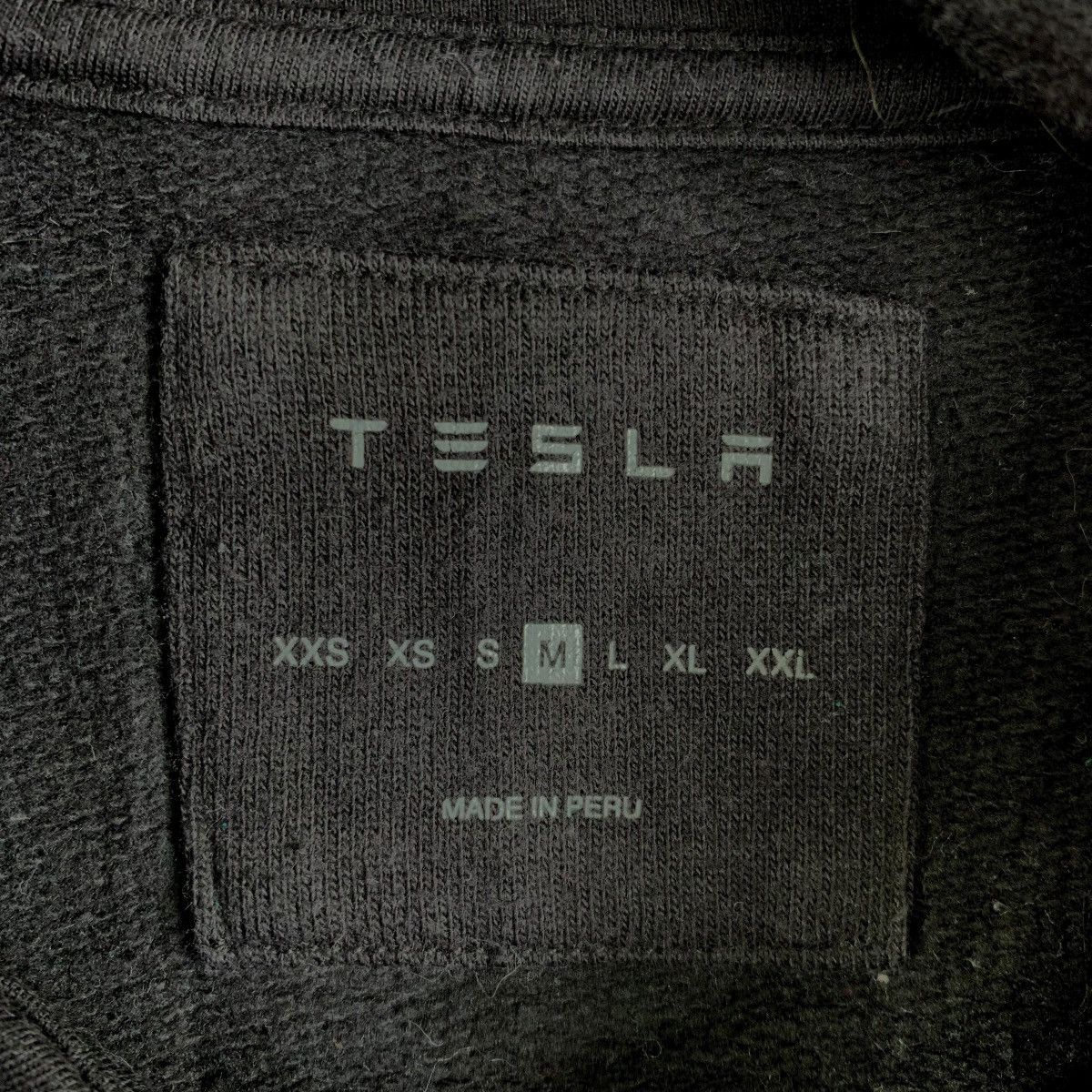Vintage Tesla Black Zip-Up Hoodie Fleece Jacket Size US M / EU 48-50 / 2 - 3 Thumbnail
