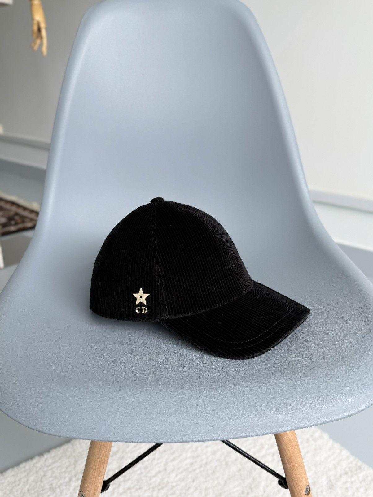 Dior Dior D-Player Cap Corduroy Black Size ONE SIZE - 7 Thumbnail
