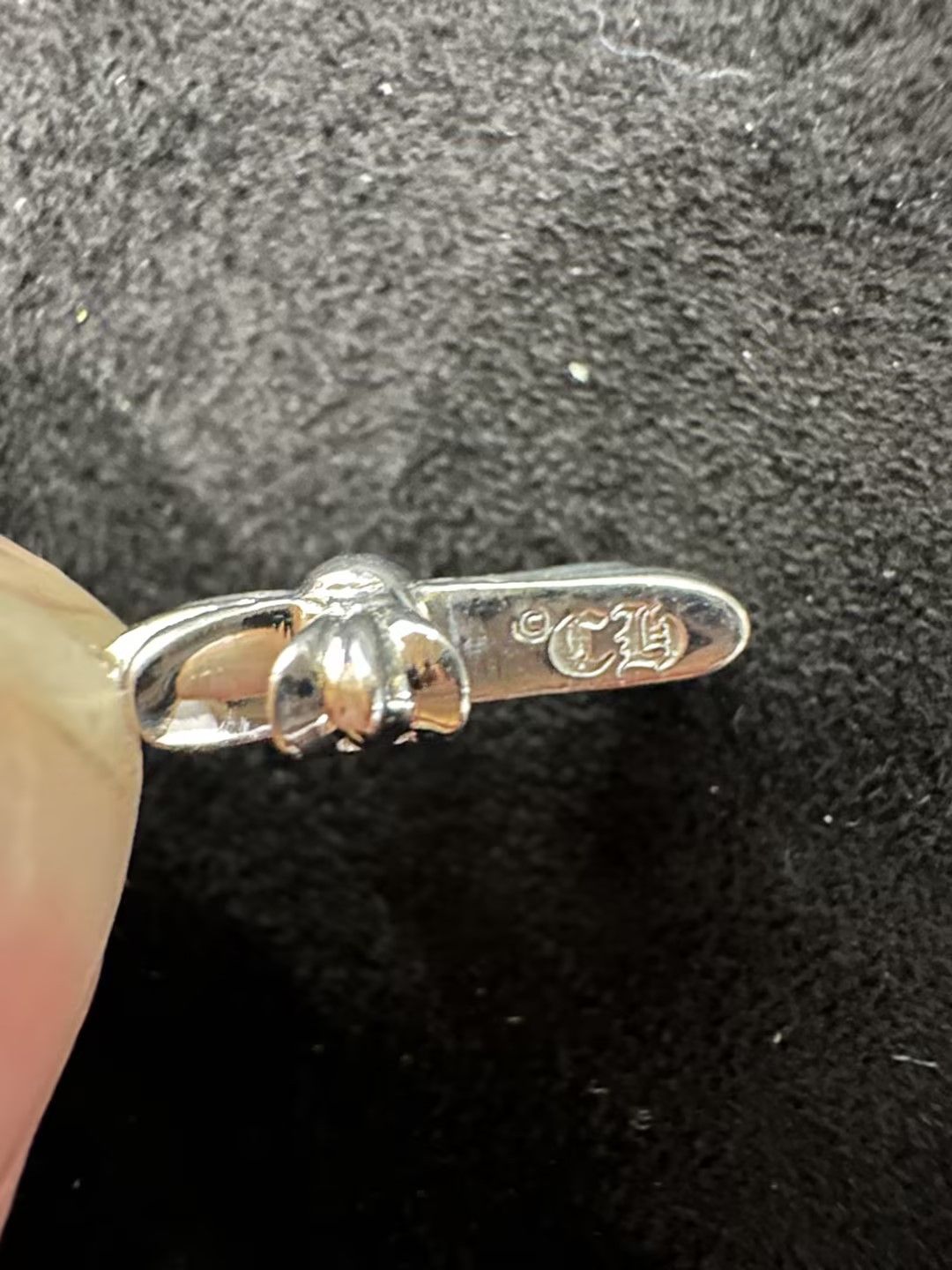 Chrome Hearts Chrome Hearts 18K White Gold Blue Sapphire Babyfat Charm Size ONE SIZE - 12 Thumbnail