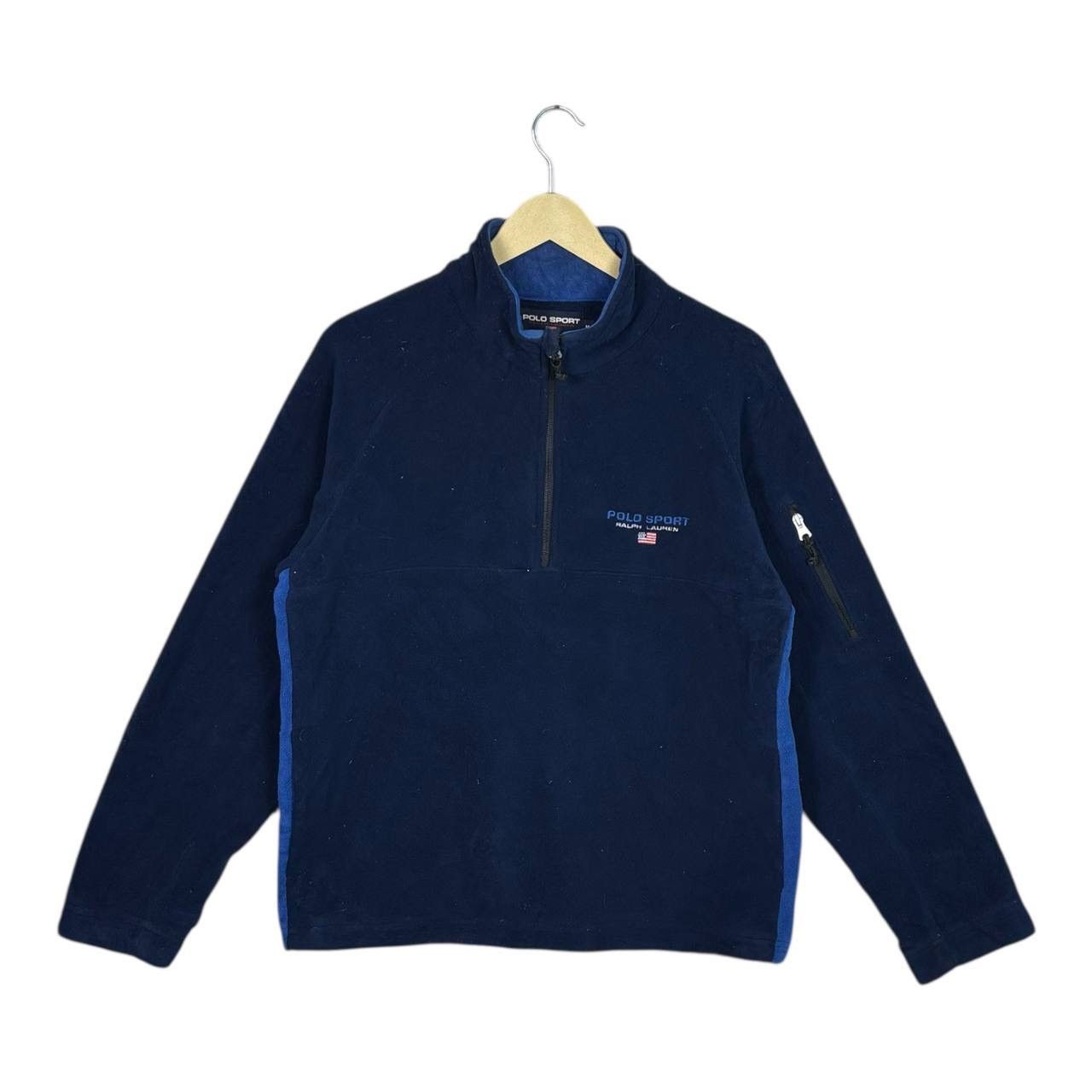 Polo Ralph Lauren VTG 90s Polo Sport Ralph Lauren Polartex Fleece Half Zip M Size US M / EU 48-50 / 2 - 1 Thumbnail