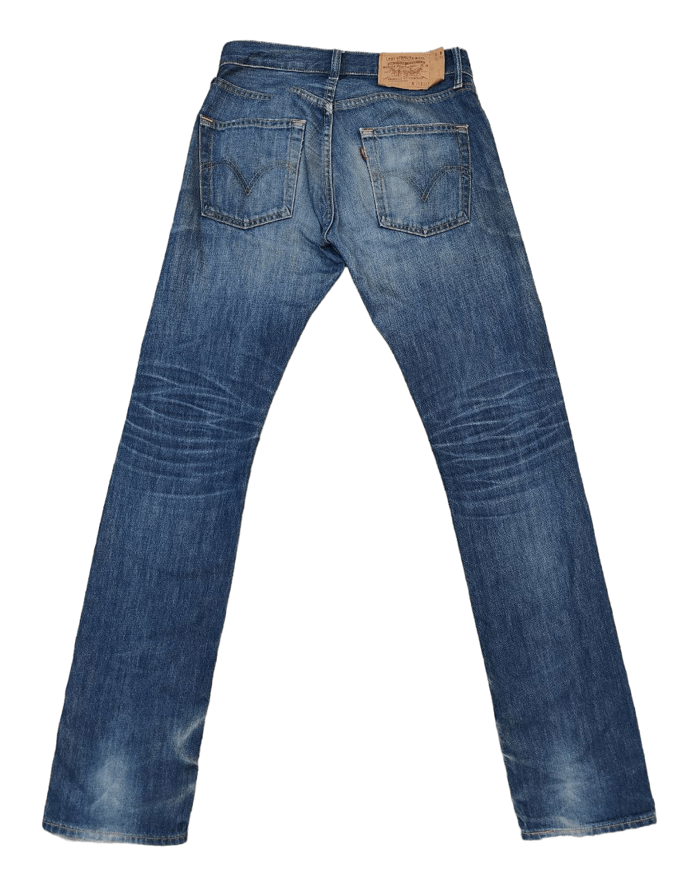 Levi's Levi's 505 28x33 Distressed Denim Size US 30 / EU 46 - 3 Thumbnail