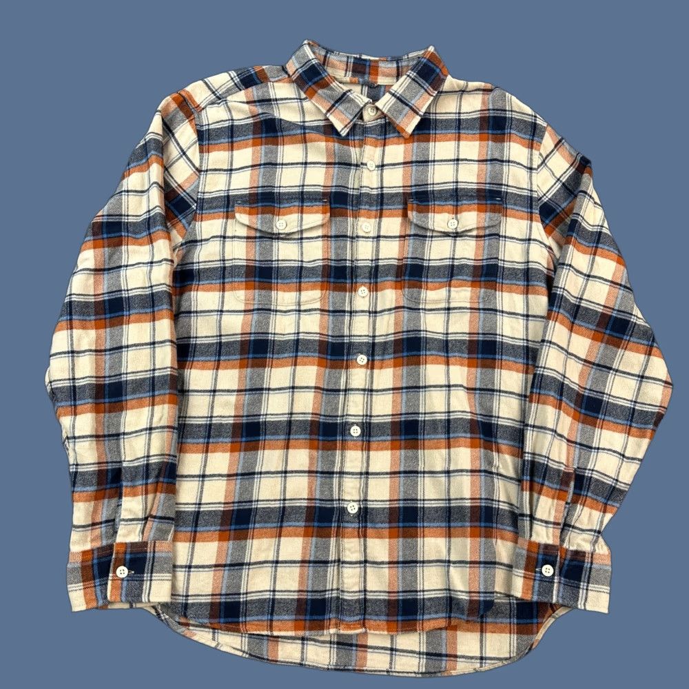 American Eagle Outfitters American Eagle Shirt Mens XL Cream Plaid Flannel Super Soft Button Up Classic Size US XL / EU 56 / 4 - 1 Thumbnail