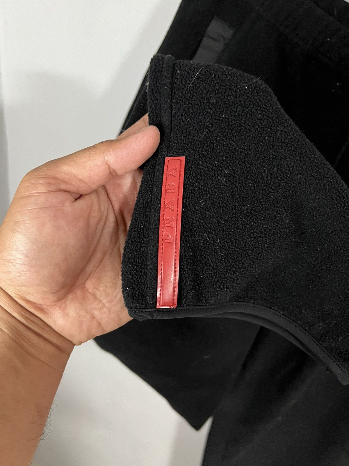 Prada Prada Prada Sport Red Tab Fleece Pants (Y0262) Size US 32 / EU 48 - 2 Thumbnail
