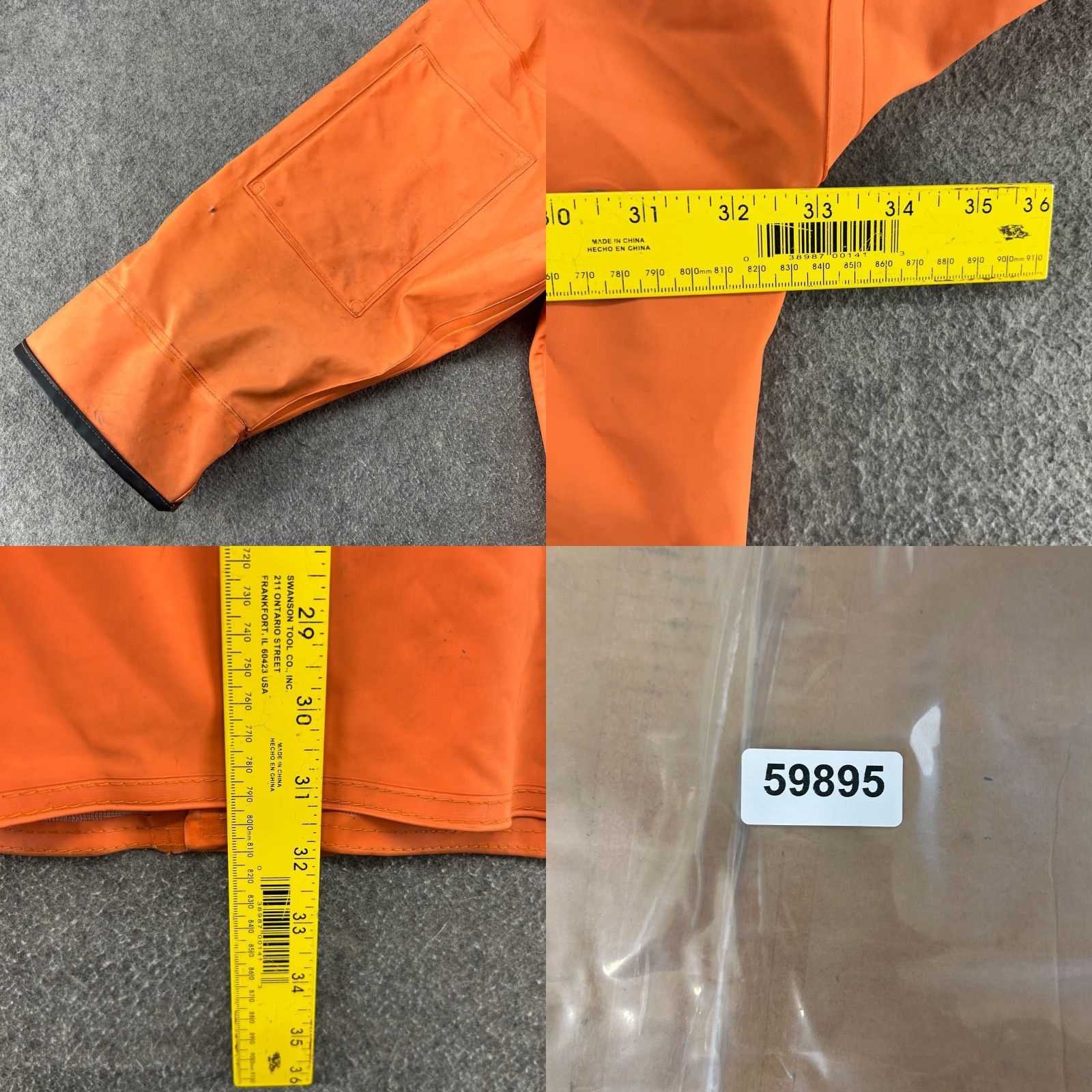 Carhartt Carhartt Hoodie Mens 2XL Orange Button Snap Logo PVC Long Sleeve Workwear C640RG Size US XXL / EU 58 / 5 - 11 Thumbnail