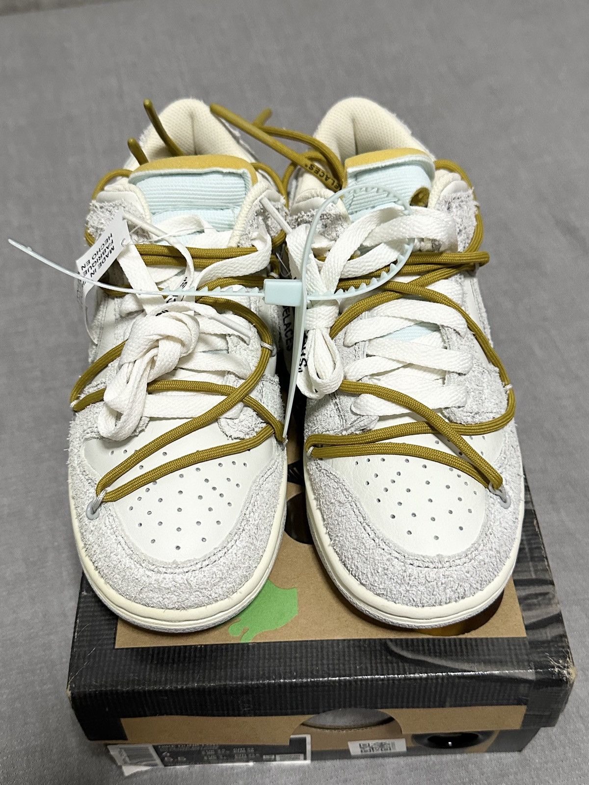 Nike × Streetwear Nike Dunk Low Off-White Lot 37 size 4 | Grailed