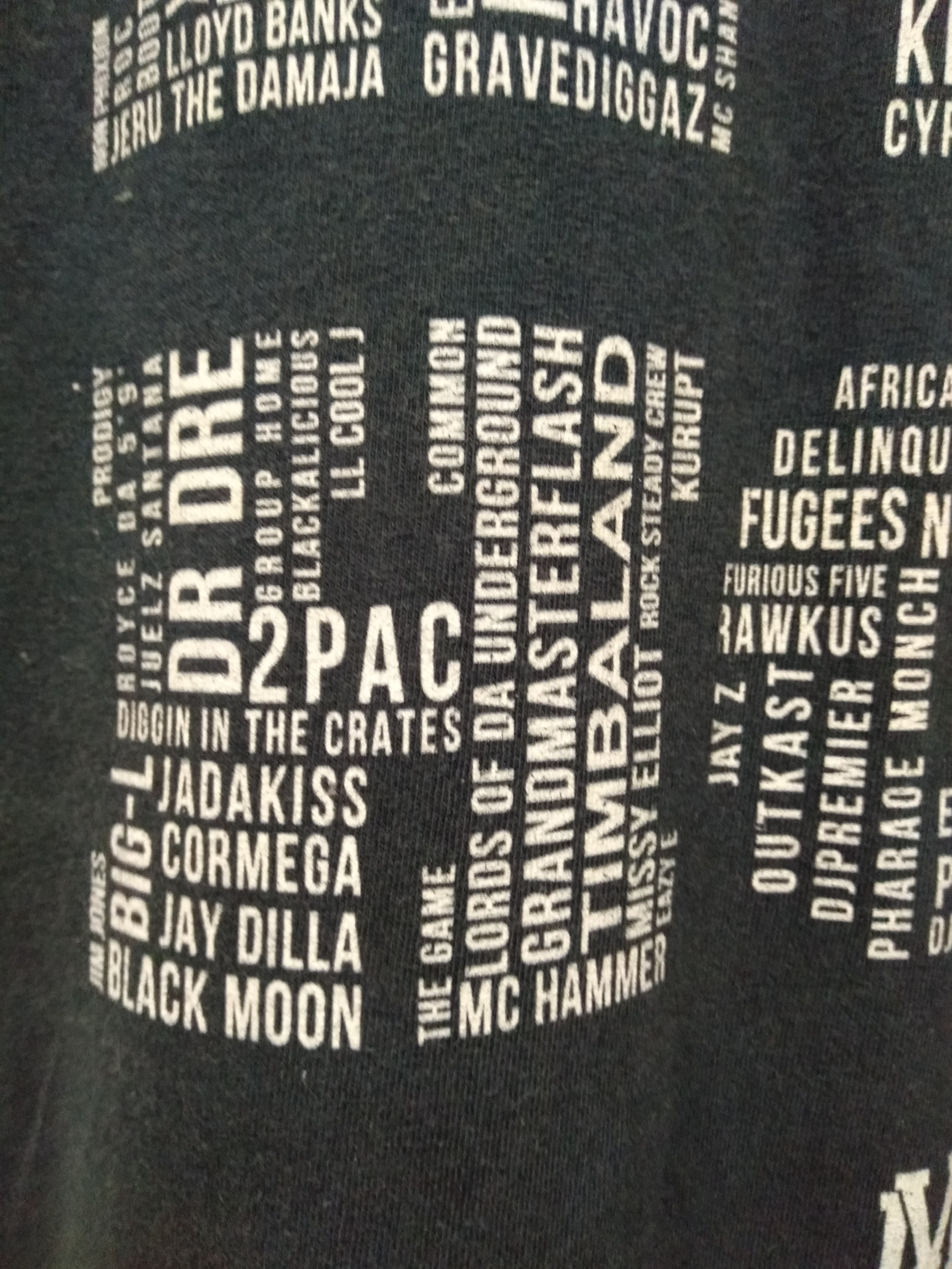 Band Tees Vintage Dr. Dre Eminem Tupac snoop dog Noreaga t shirt Size US XL / EU 56 / 4 - 11 Thumbnail