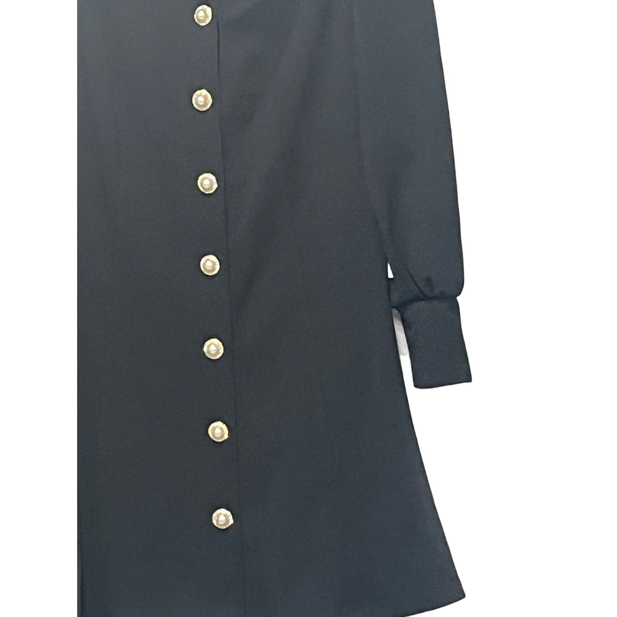 Other Marina Women’s Long Sleeve Fitted Mini Blazer Dress, Black, Size XS / US 0-2 / IT 36-38 - 12 Thumbnail