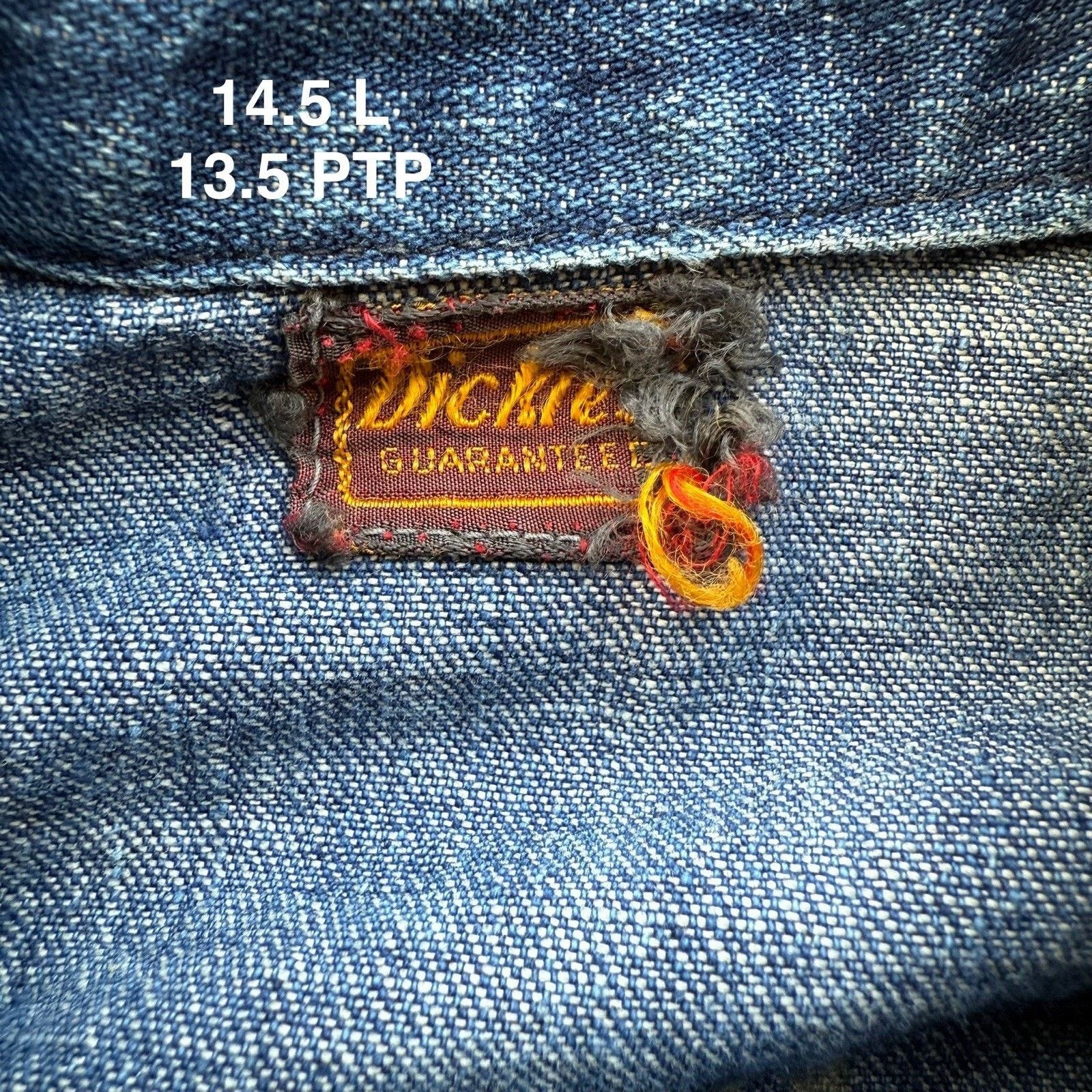 Dickies Vintage Dickies Denim Selvedge Jacket Toddler Small Blue Size US XXS / EU 40 - 7 Thumbnail