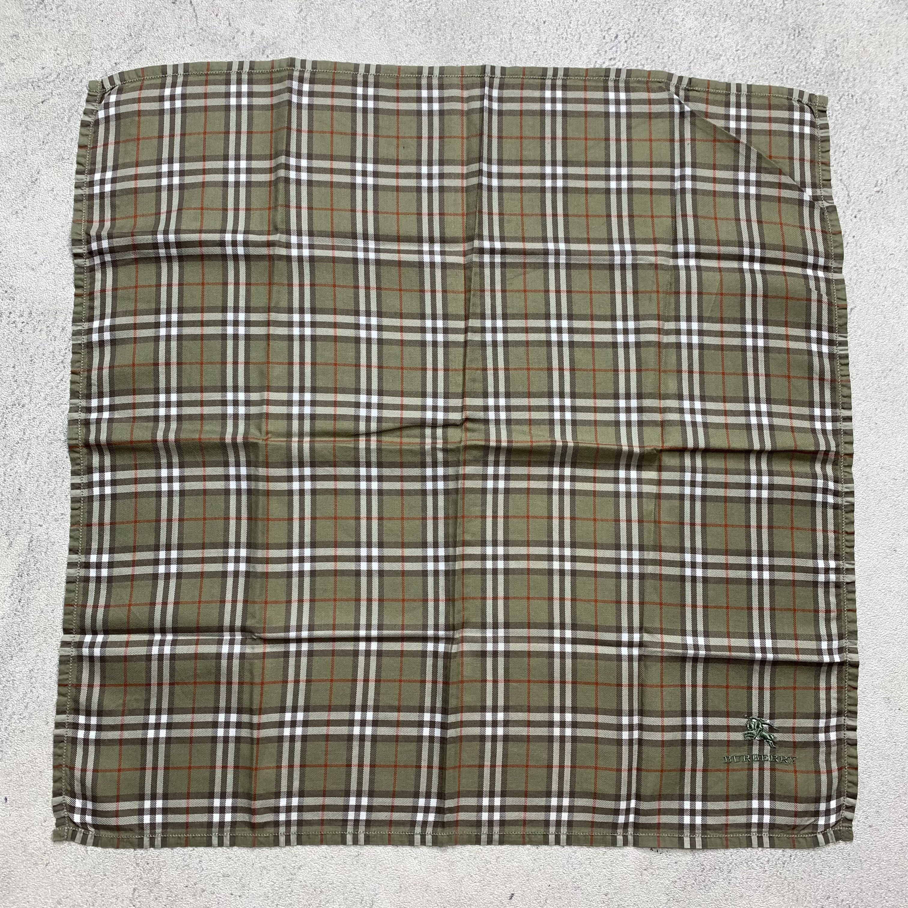 Burberry Burberry Handkerchief Neckerchief Bandana Scarf Size ONE SIZE - 2 Thumbnail