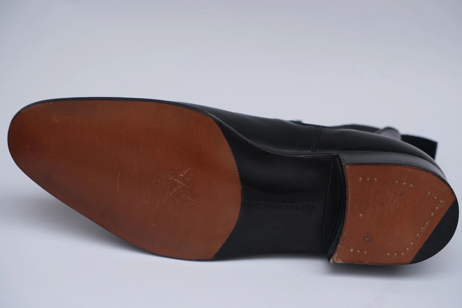 Edward Green NEW Edward Green Black Leather Chelsea Black Boots Size US 6.5 / EU 39-40 - 5 Thumbnail