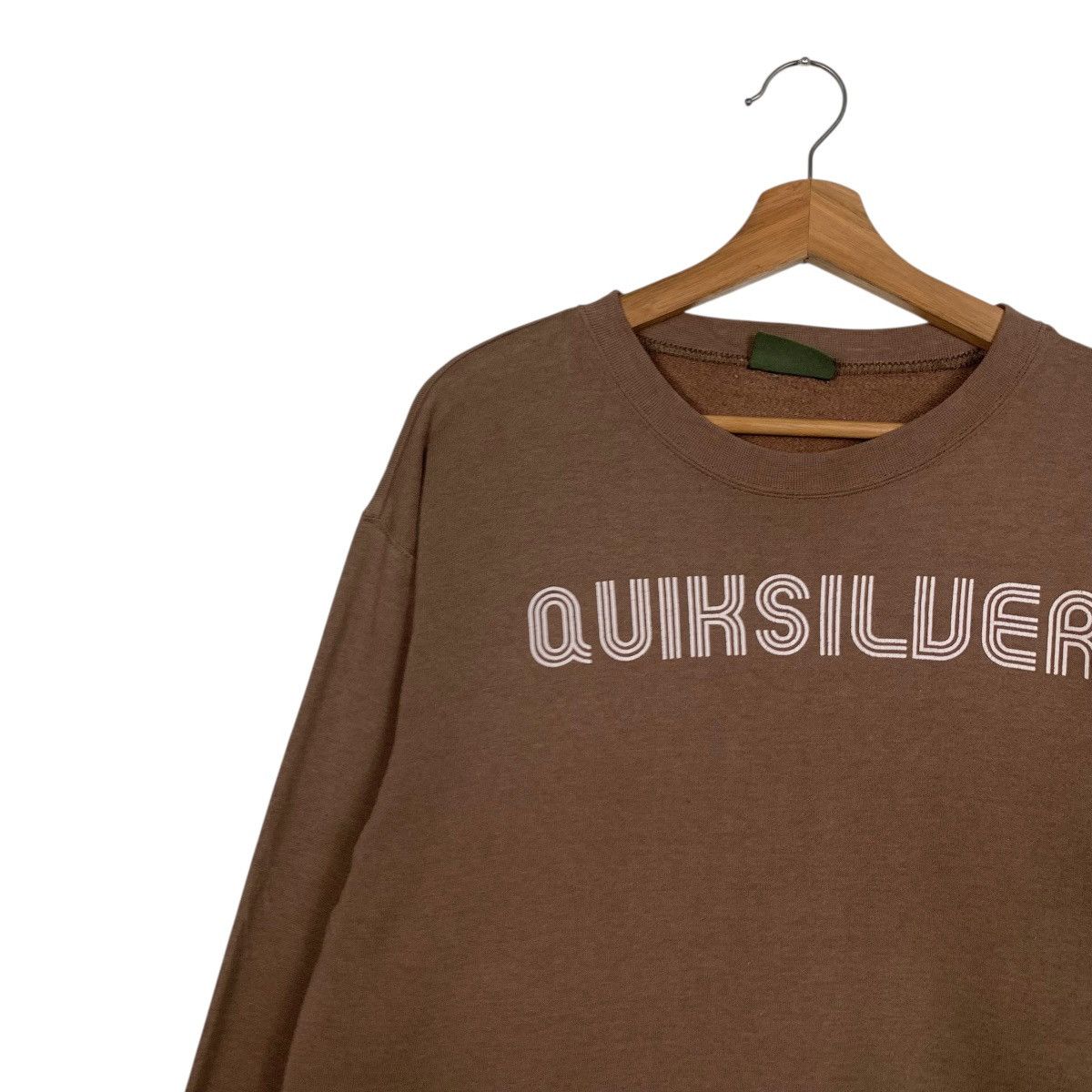 Quiksilver 90's QUIKSILVER Big Logo Surfing Sweatshirt #3573-C163 Size US L / EU 52-54 / 3 - 3 Thumbnail
