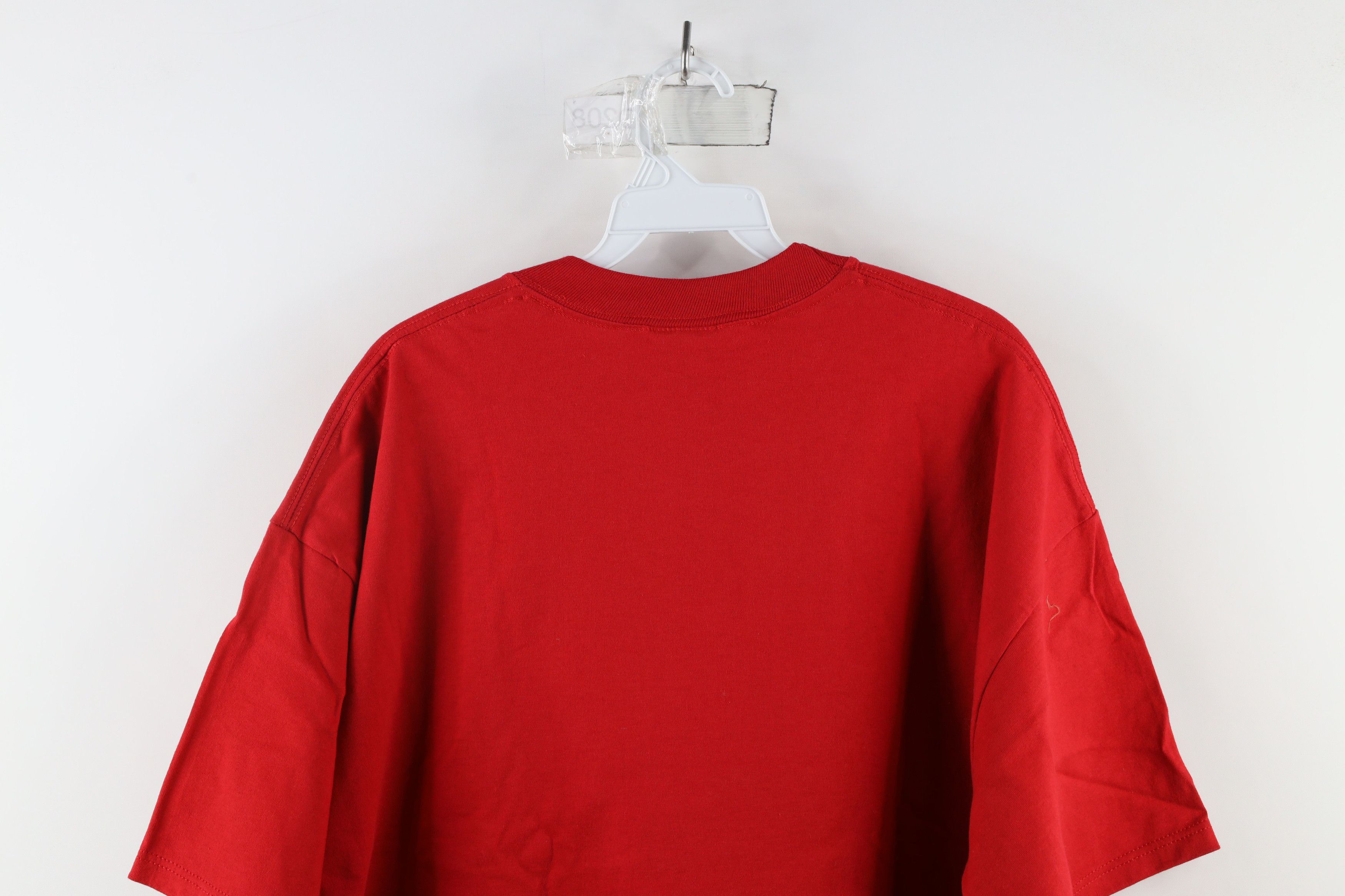Vintage NOS Vintage 90s Champs Detroit Red Wings Hockey T-Shirt USA Size US XL / EU 56 / 4 - 8 Thumbnail