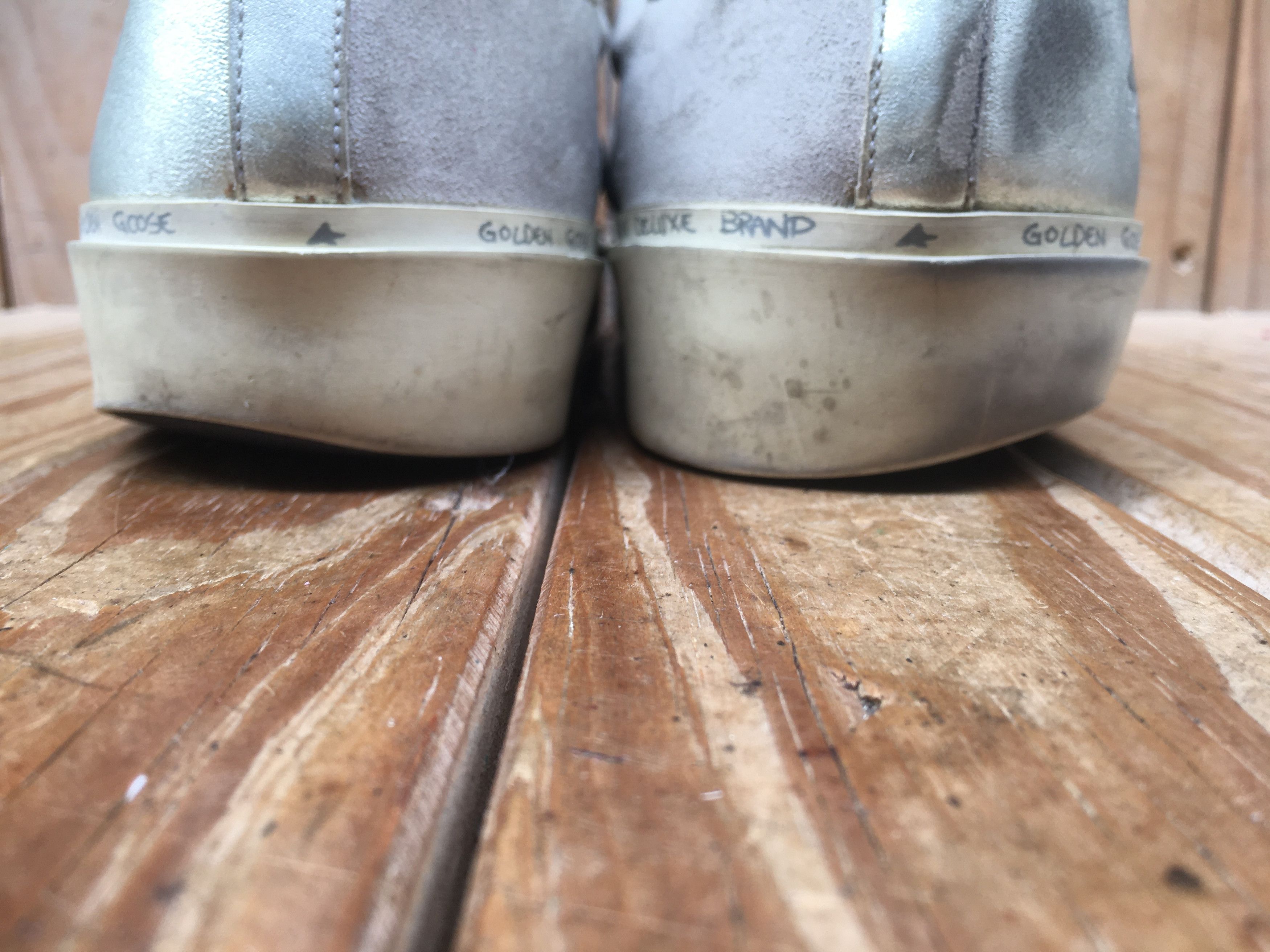 Golden Goose Golden goose deluxe HI STAR Gray leather sneakers EUR 42 Size US 9 / EU 42 - 9 Thumbnail