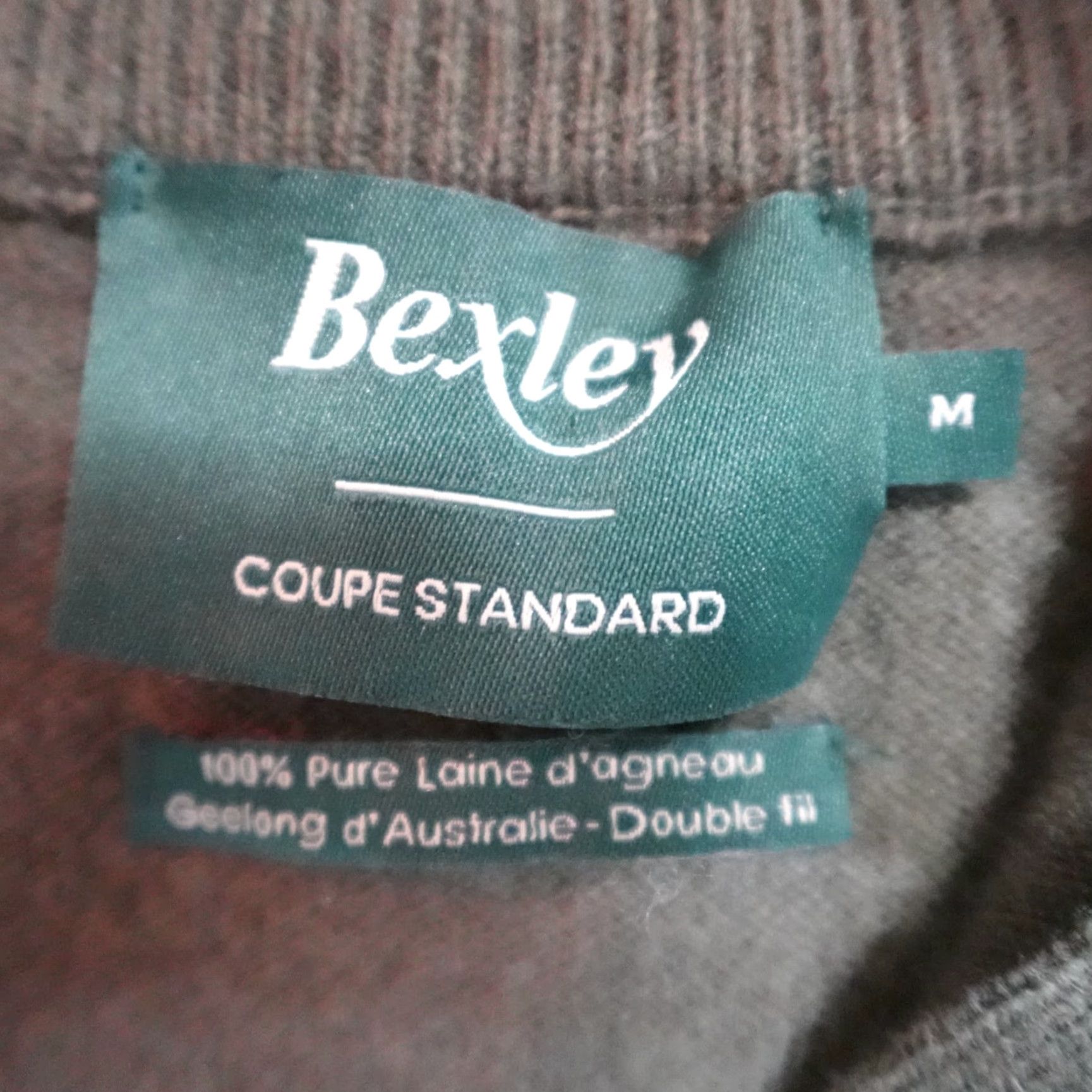Vintage VINTAGE Bexley Sweater Men M Green Solid 1/4 Zip Wool Pullover - Size US M / EU 48-50 / 2 - 4 Thumbnail