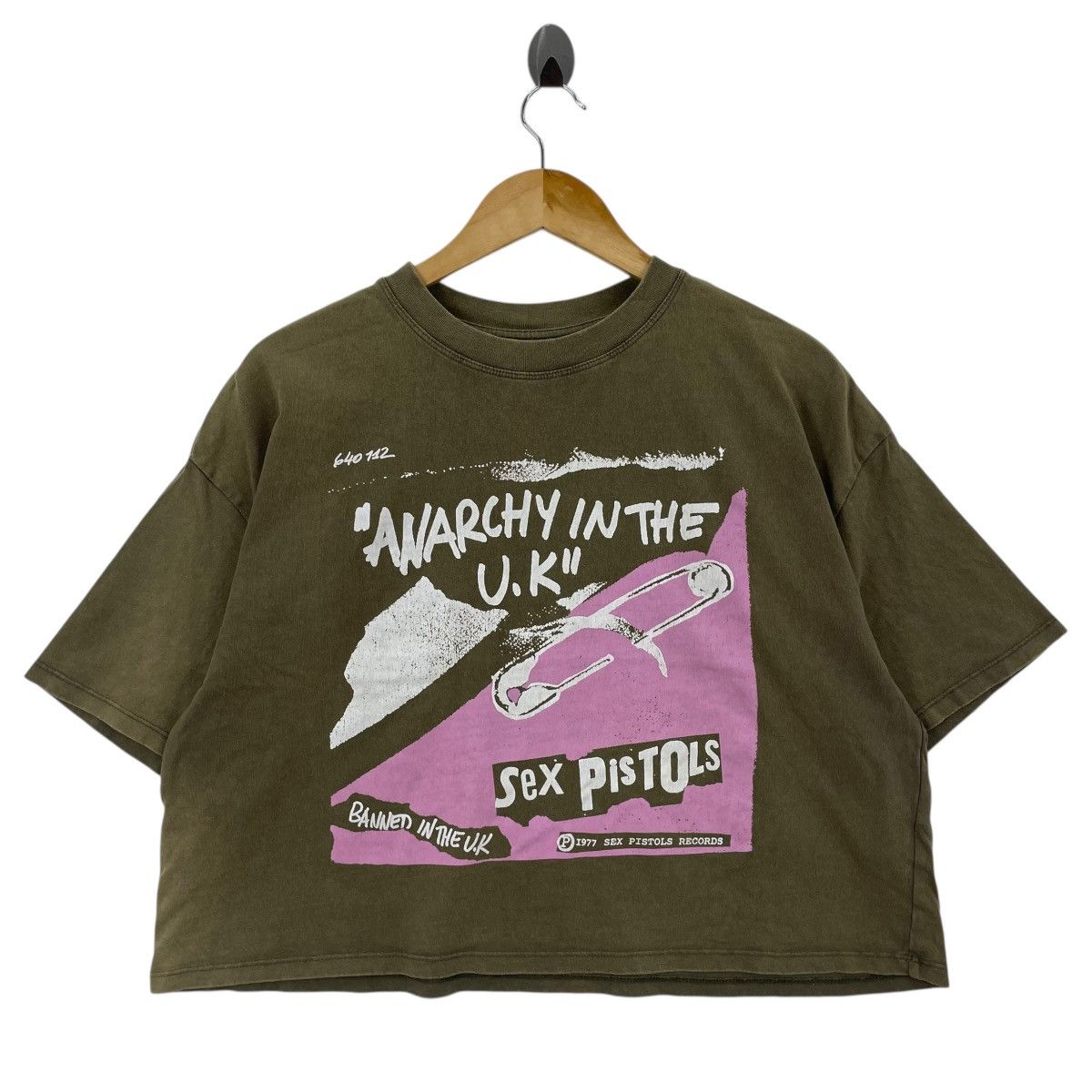 Band Tees Sex Pistols Punk Rock Band Tee Crop Top Shirt Size XL / US 12-14 / IT 48-50 - 2 Thumbnail