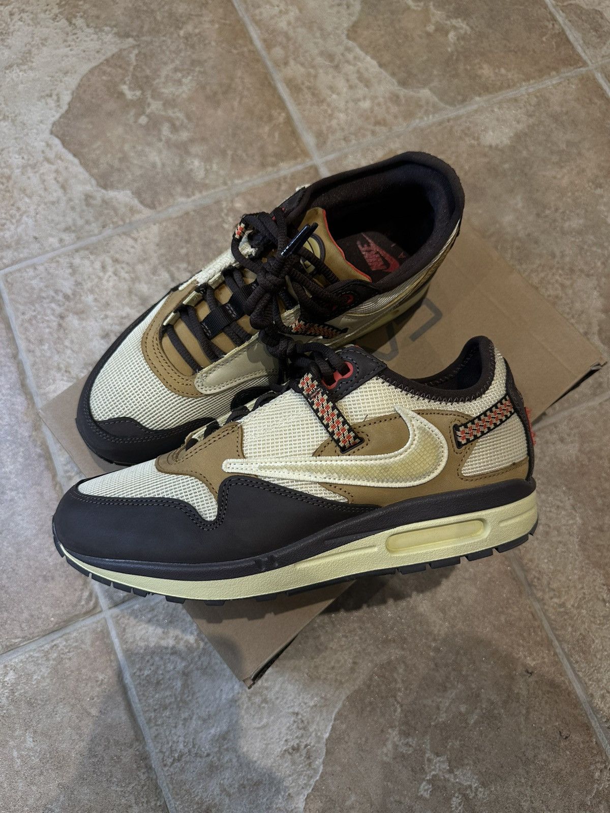 Travis Scott Nike Air Max 1 Baroque Brown