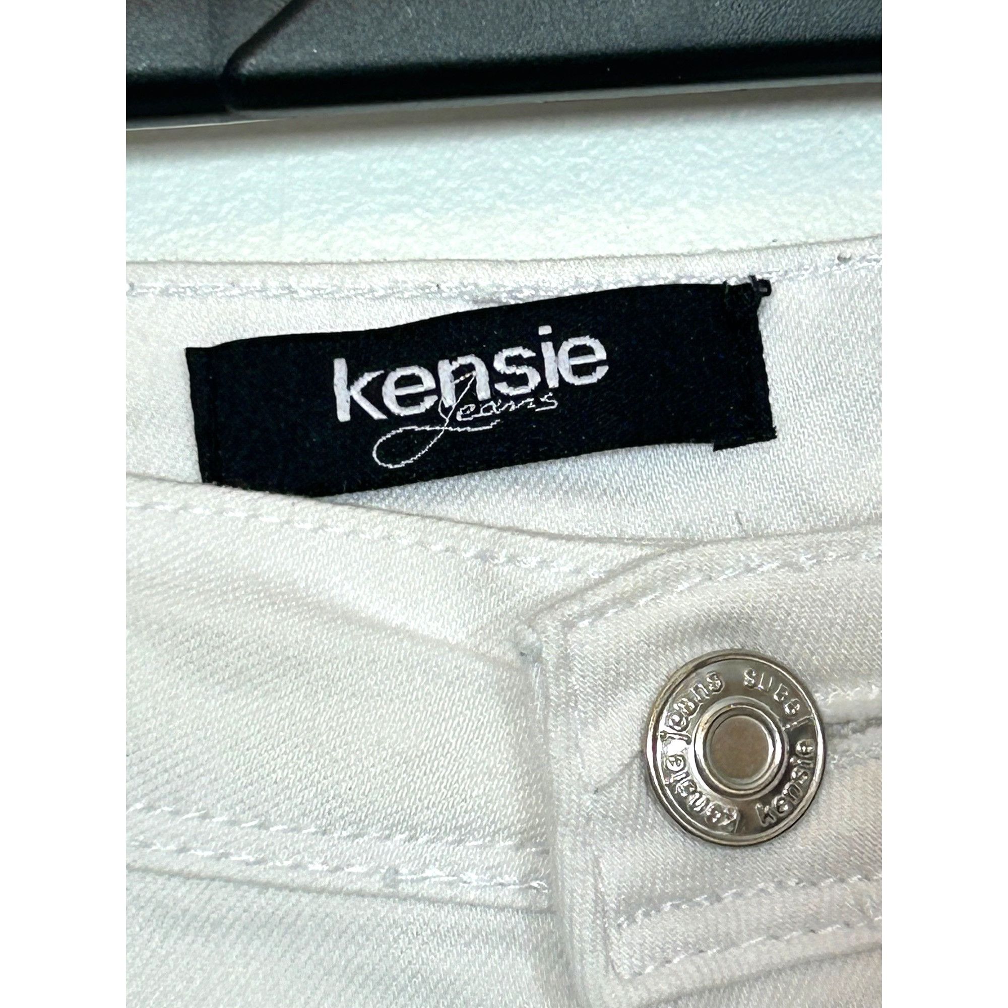 Other Kensie Jeans White 30 Tomboy Straight Ankle 5-pocket Denim Z Size 30" / US 8 / IT 44 - 3 Thumbnail