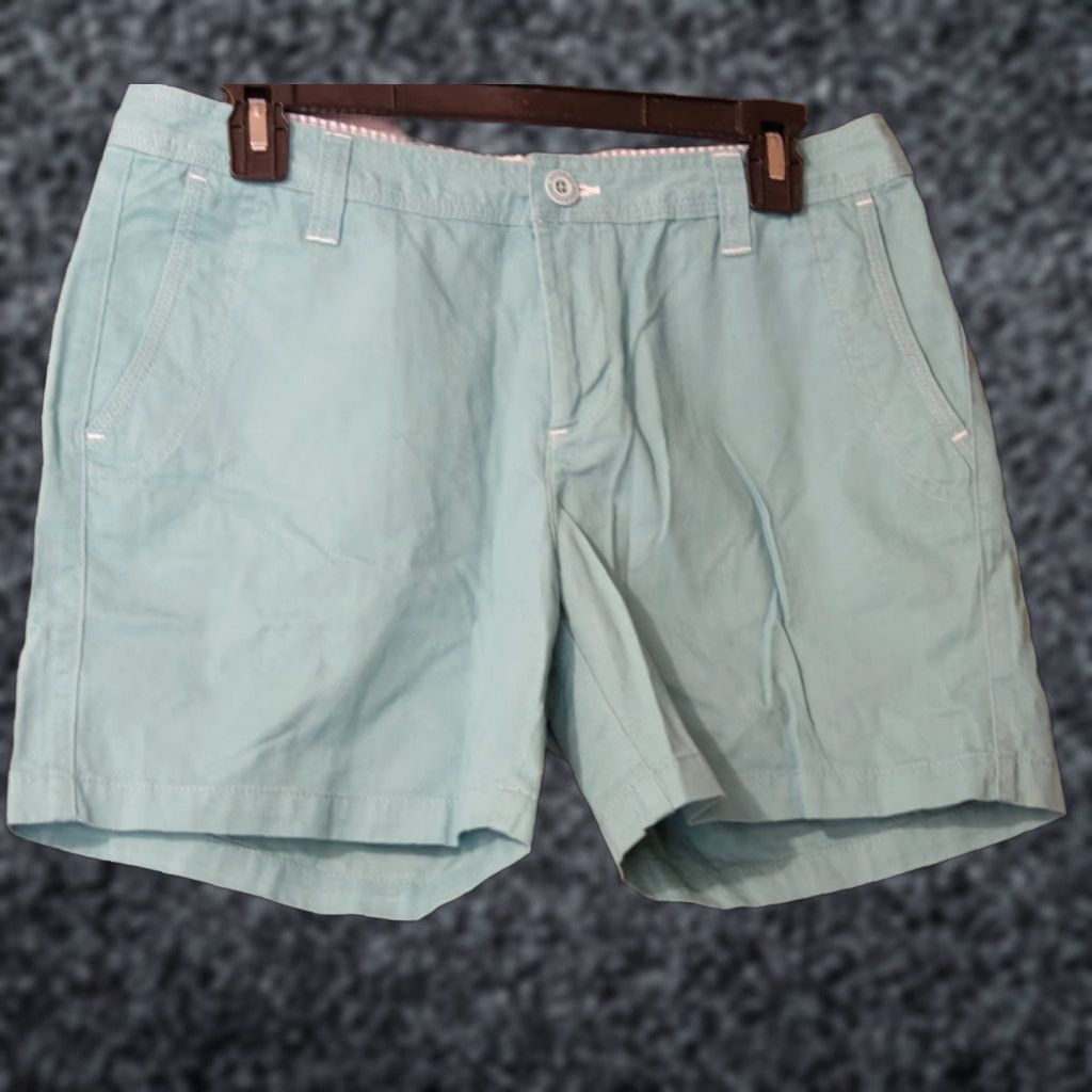 Vintage Natural Reflections Shorts Chino Green 100% Cotton Womens 8 Nwot! Nwot Reflections Shorts Green Chino 100% Cotton Womens 8 #H99-48 Size 30" / US 8 / IT 44 - 1 Thumbnail