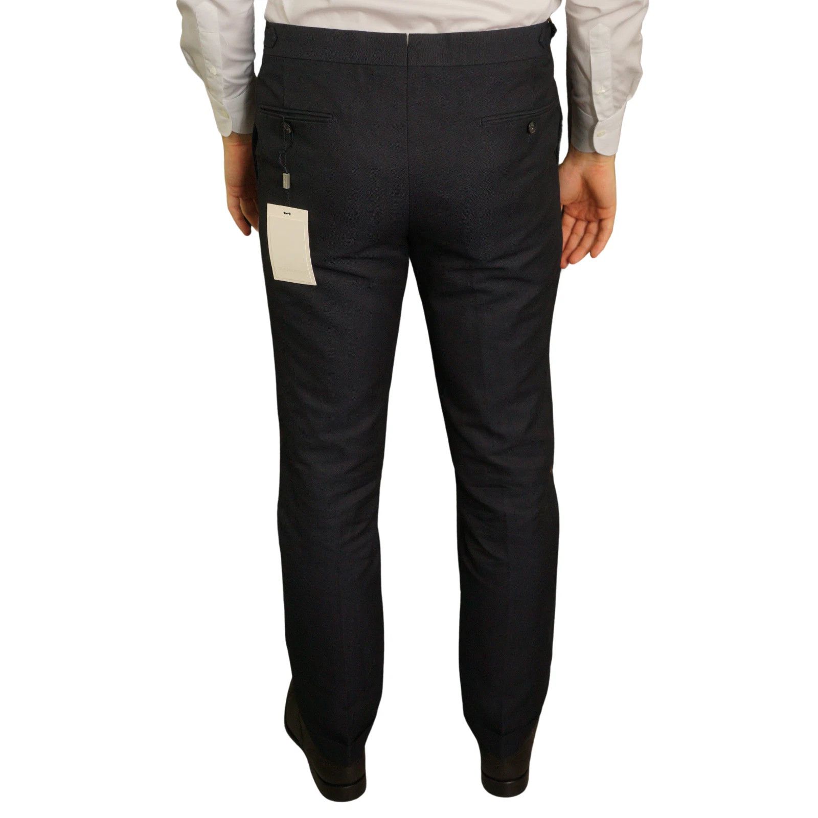Suitsupply Men Suitsupply Suit Cotton & Linen Navy Blue La Spalla US38L Size 38L - 8 Thumbnail