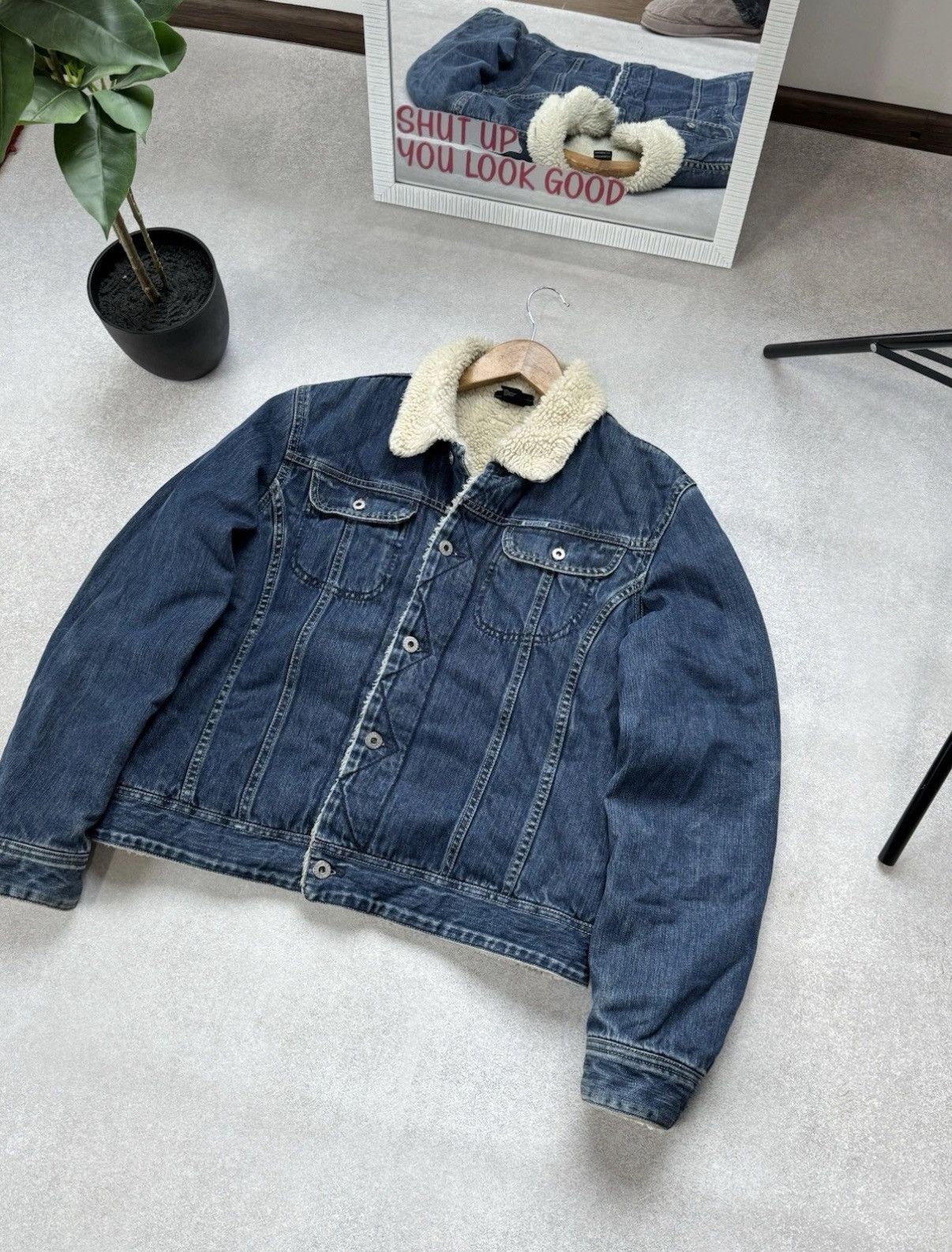 Diesel Diesel Vintage Sherpa Retro 90s Sherpa Jeans Denim Jacket Size US M / EU 48-50 / 2 - 3 Thumbnail